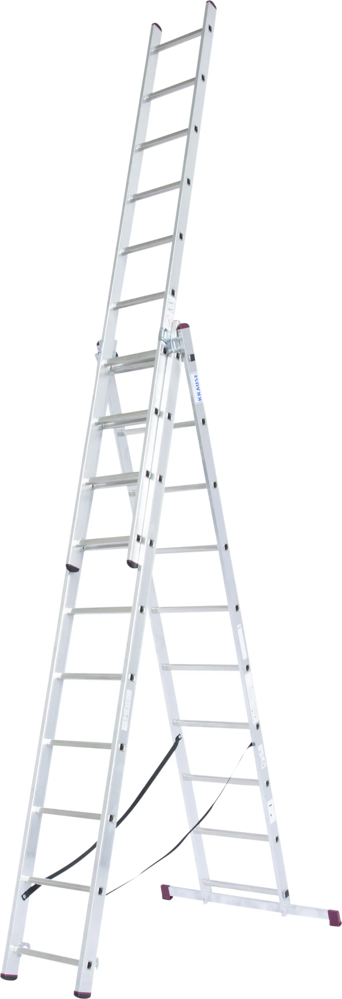 Krause Aluminium-Vielzweckleiter CORDA mit Treppenfunktion 7 m
