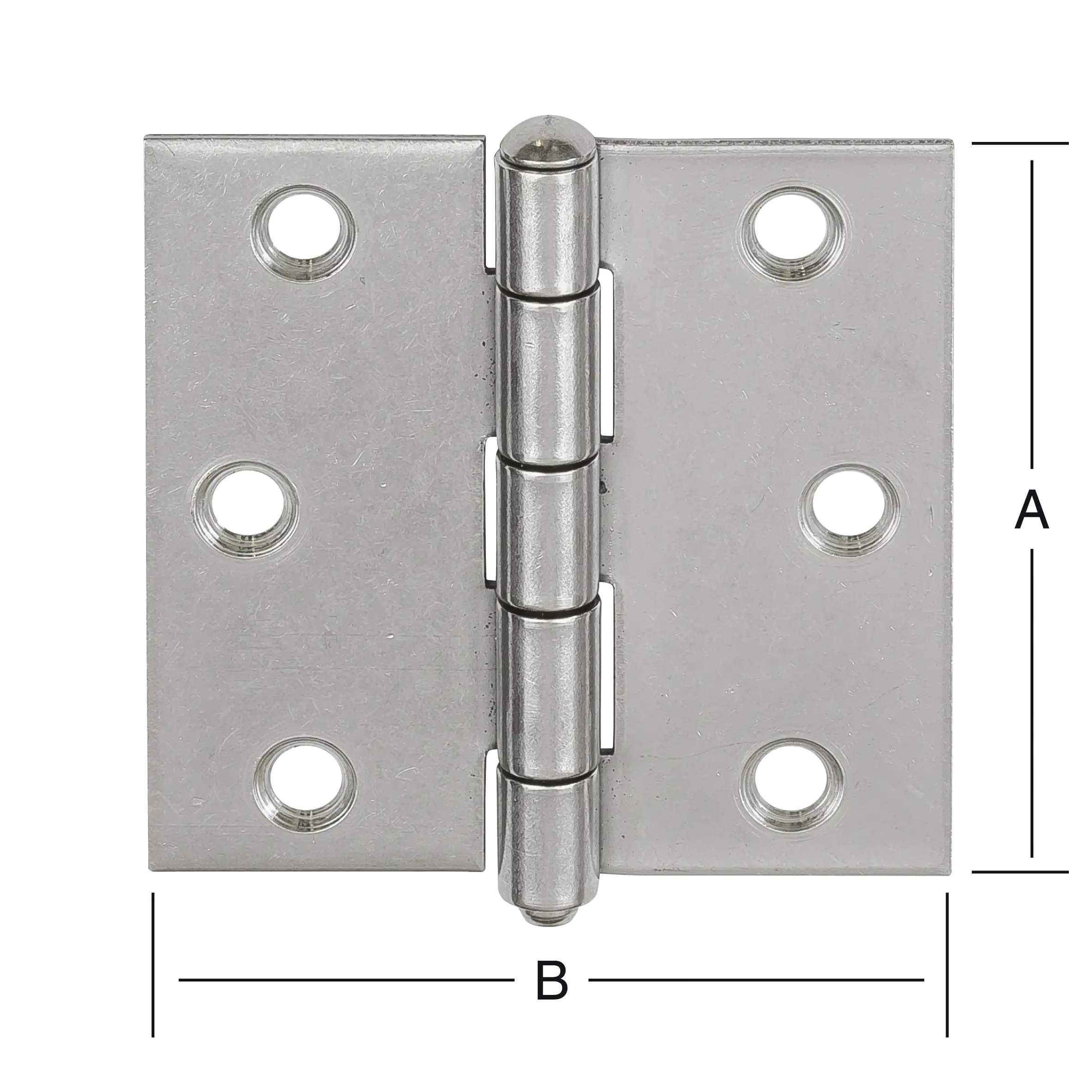 Vormann Käntige Scharniere 75 x 75 mm