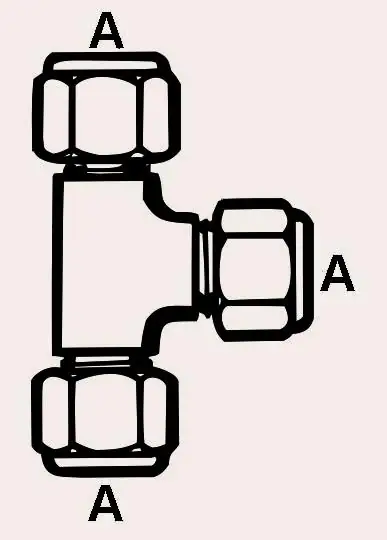 Cornat T-Stück Ø 12 mm