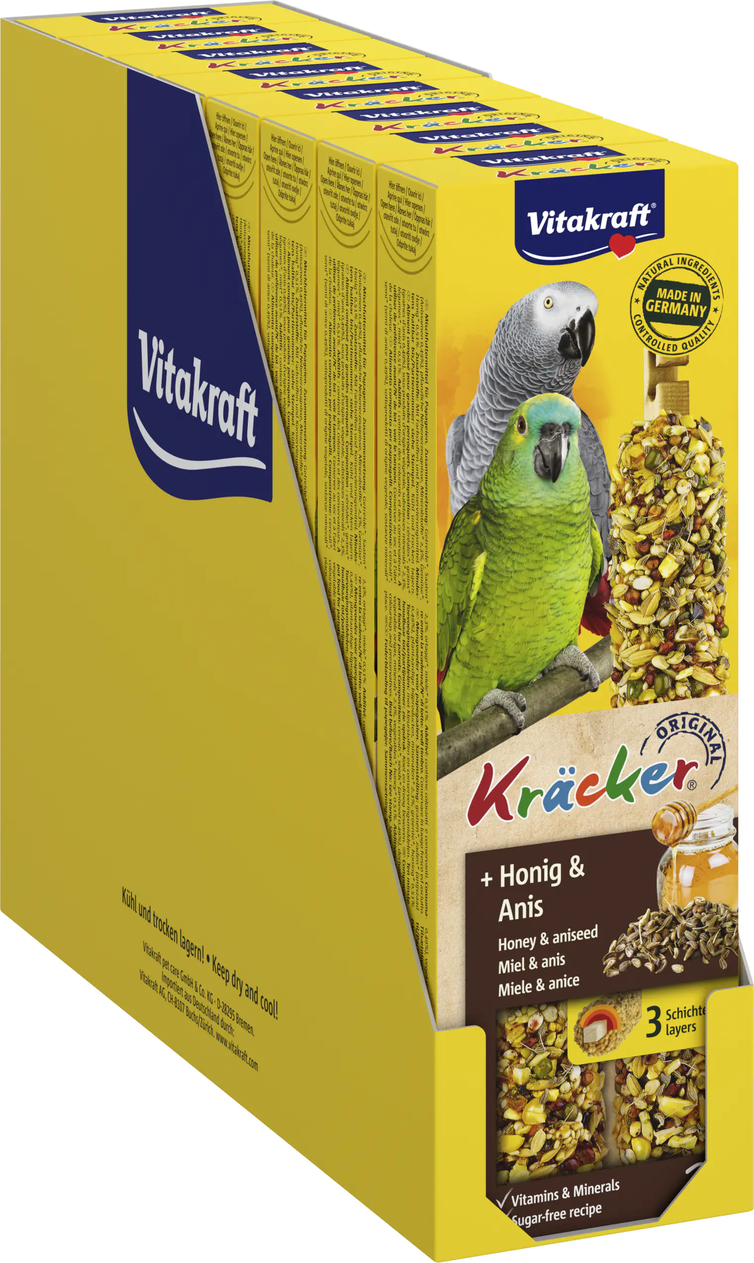 Vitakraft Kräcker® Honig & Anis 2 Stück / 180 g Vitakraft Kräcker® Honig & Anis 2 Stück / 180 g