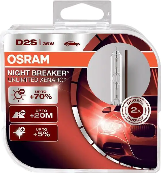 Osram Scheinwerferlampe Xenarc Night Breaker Unlimited D2S 85V 35W
