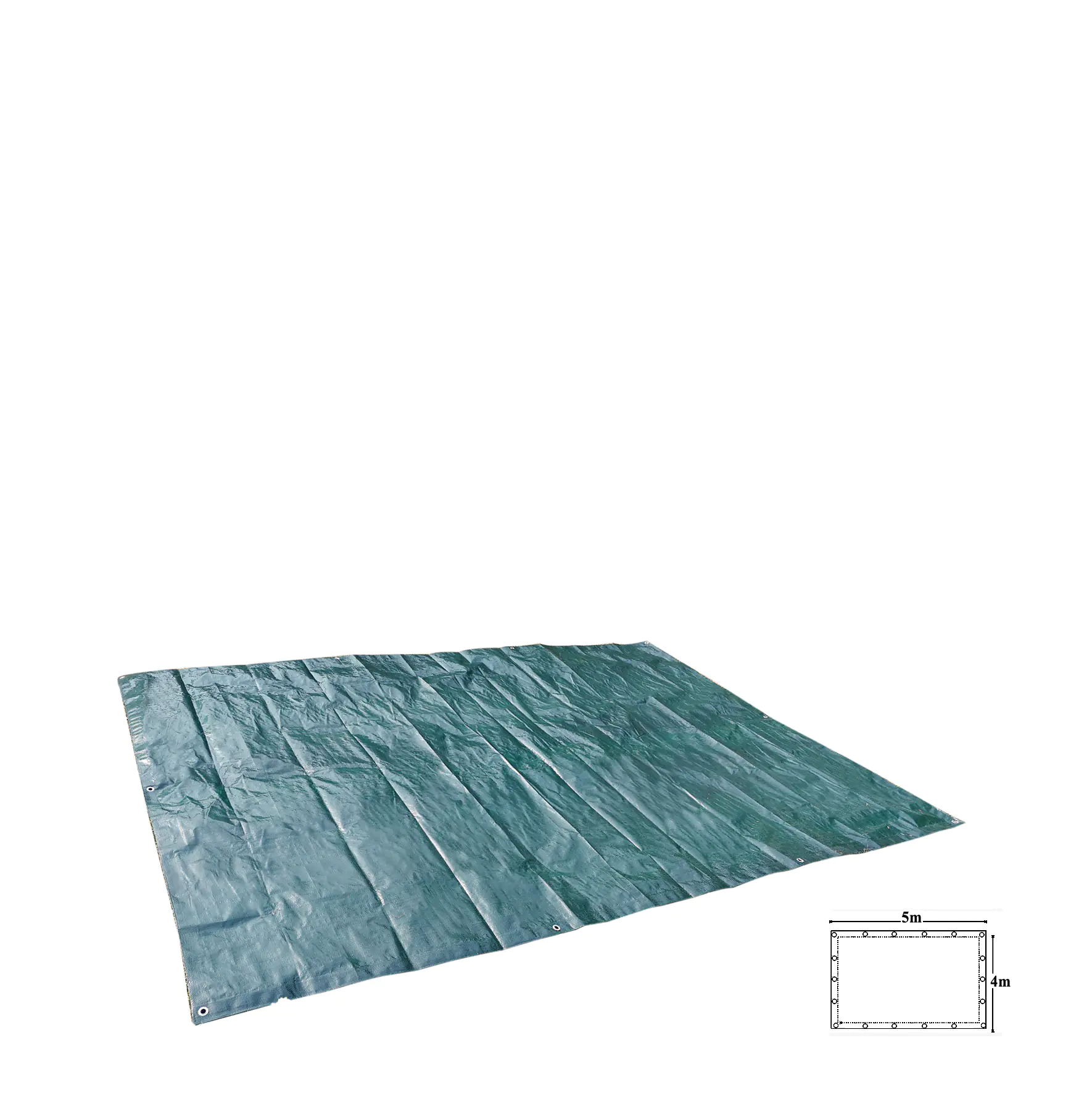 TrendLine Gewebeplane 110 g/m²  4 x 5 m = 20 m² grün mit Ösen TrendLine Gewebeplane 110 g/m²  4 x 5 m = 20 m² grün mit Ösen