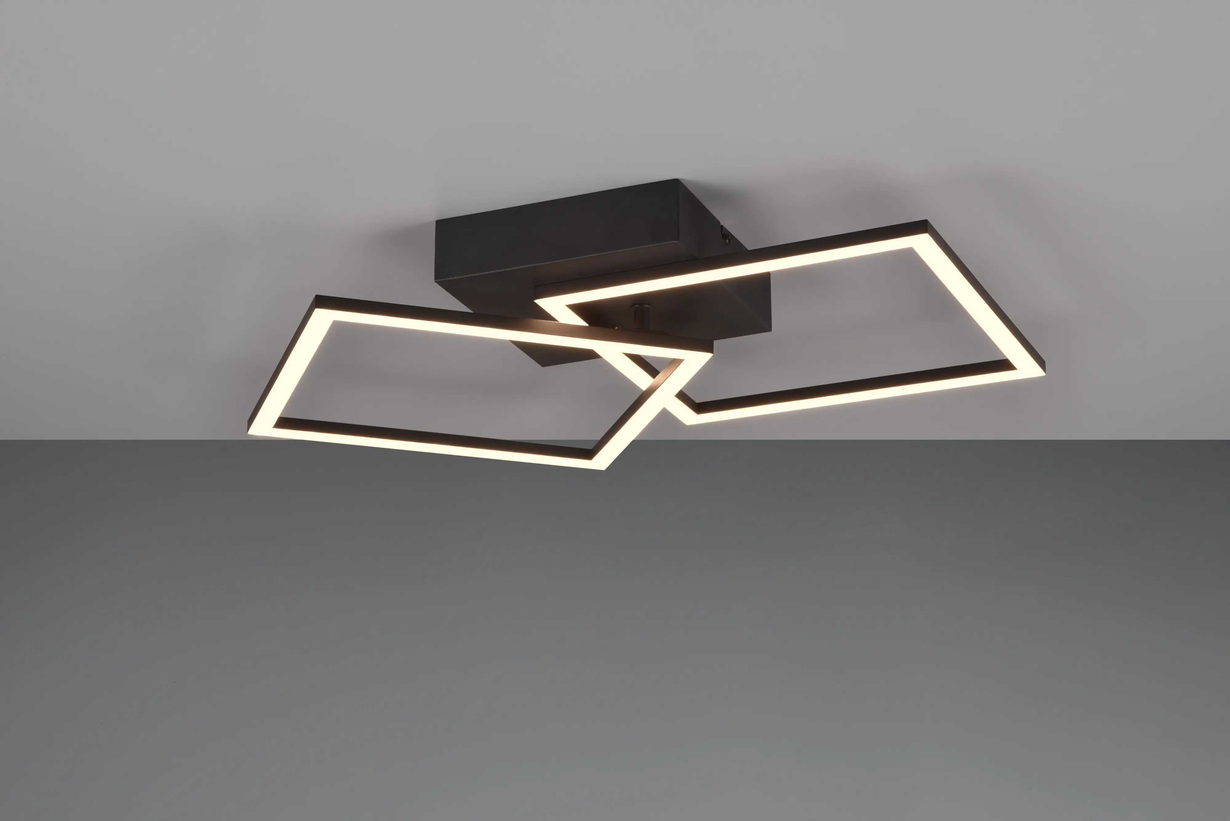 Trio Leuchten LED Deckenleuchte Trail 20W schwarz matt Trio Leuchten LED Deckenleuchte Trail 20W schwarz matt