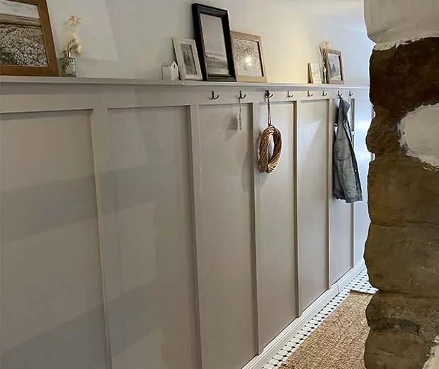 DIY-Verkleidung aus Wandkassetten