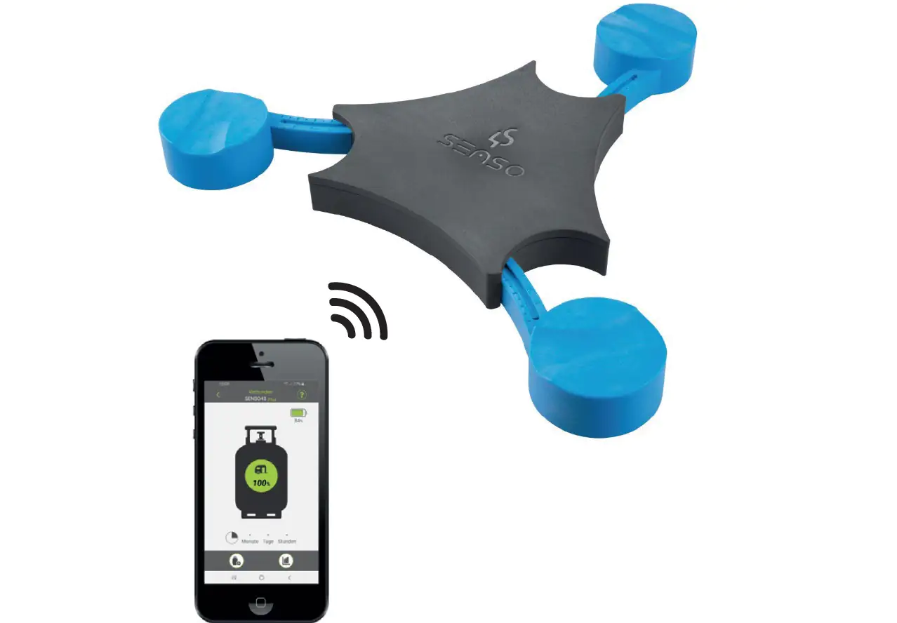 GOK Gas-Füllstandsanzeiger Senso4s Gas-Füllstandsanzeige mit App für Smartphone und Tablet