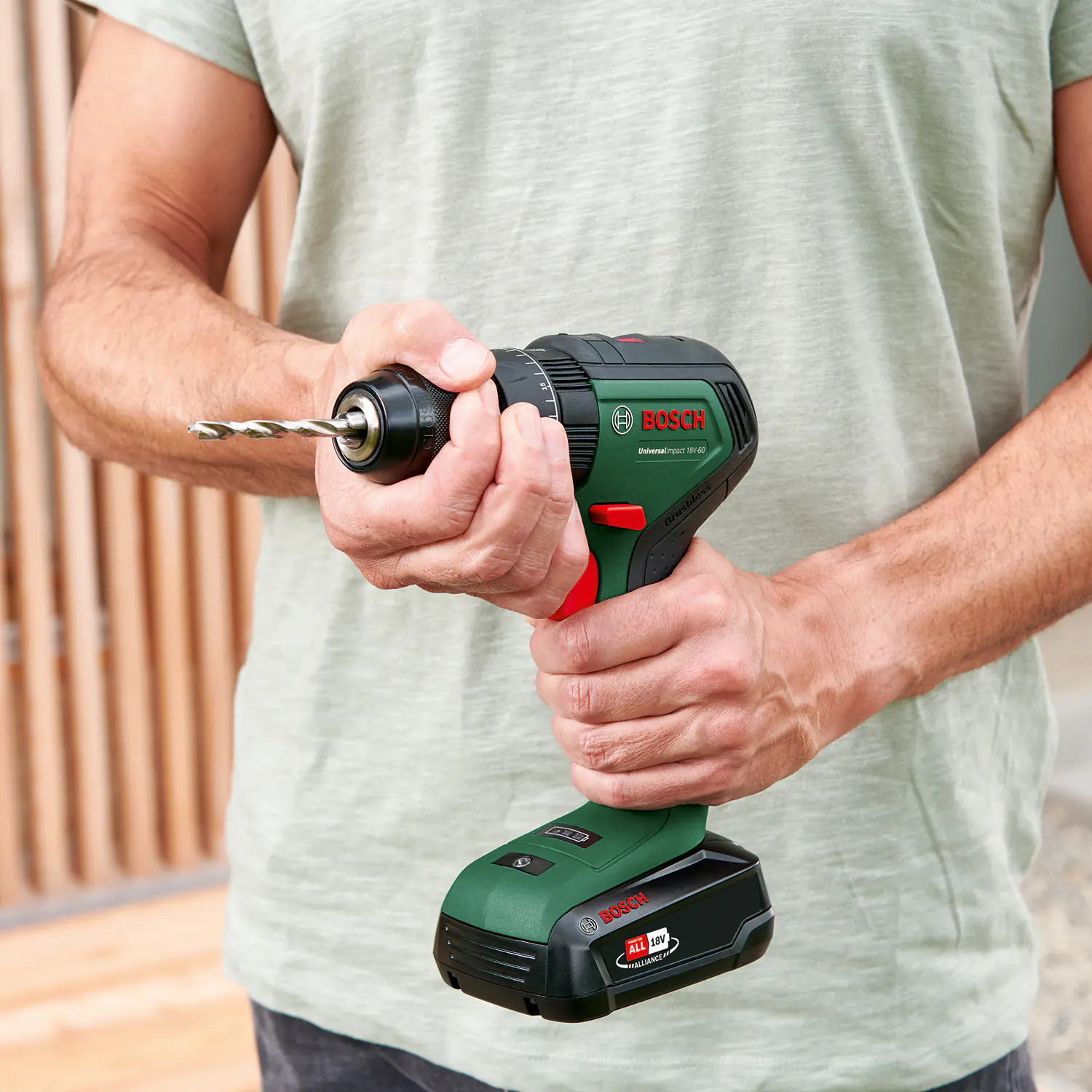 Bosch Akku-Schlagbohrmaschine UniversalImpact 18V-60 Solo Bosch Akku-Schlagbohrmaschine UniversalImpact 18V-60 Solo