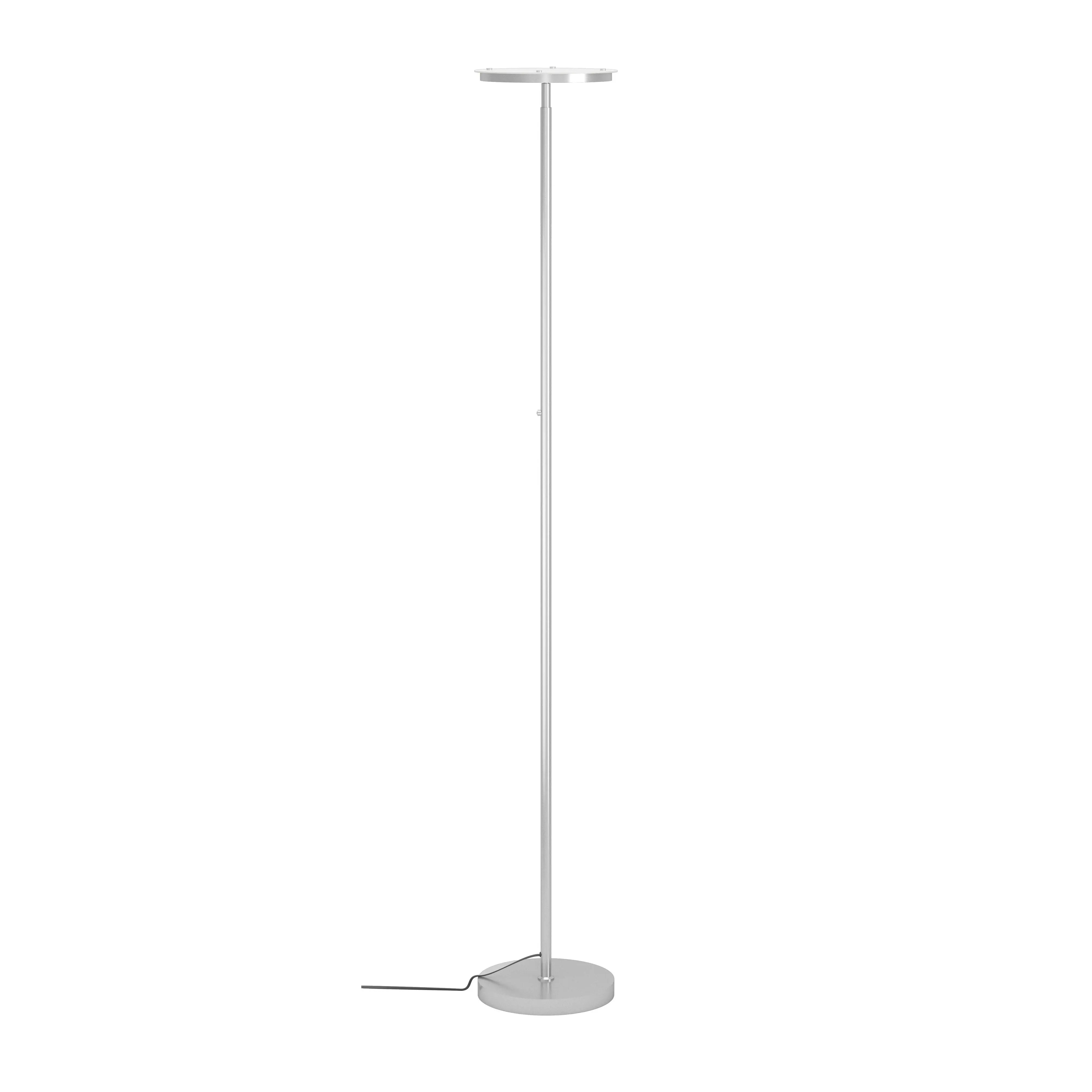 Eglo LED-Stehleuchte Piagnolo Ø 25 x H 168 cm silber Touchdimmer