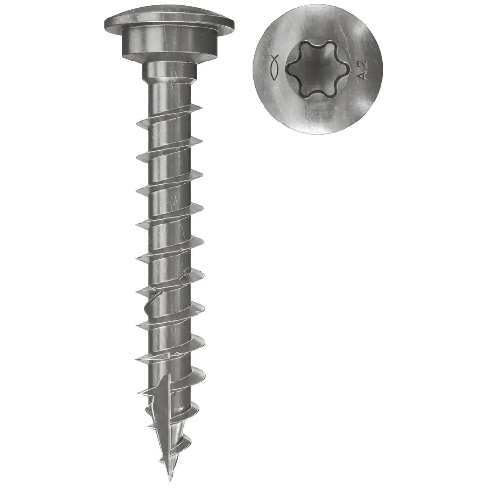 Fischer Pfostenschraube 7,0 x 50 mm TX 30 Panhead Edelstahl A2 Vollgewinde 25 Stück Fischer Pfostenschraube 7,0 x 50 mm TX 30 Panhead Edelstahl A2 Vollgewinde 25 Stück