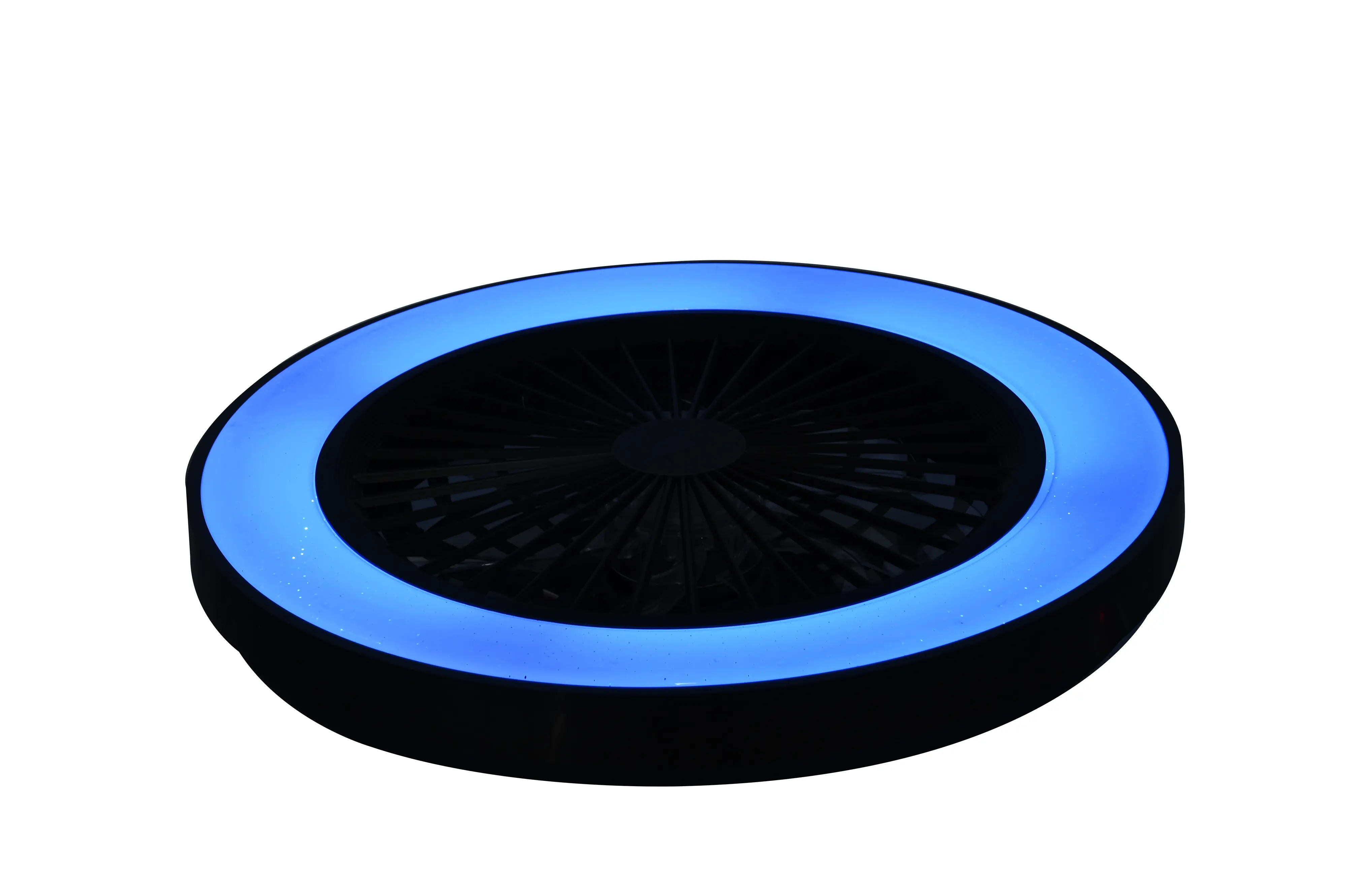 LED Deckenleuchte mit Ventilator Petri Ø 48 cm 40 W schwarz LED Deckenleuchte mit Ventilator Petri Ø 48 cm 40 W schwarz
