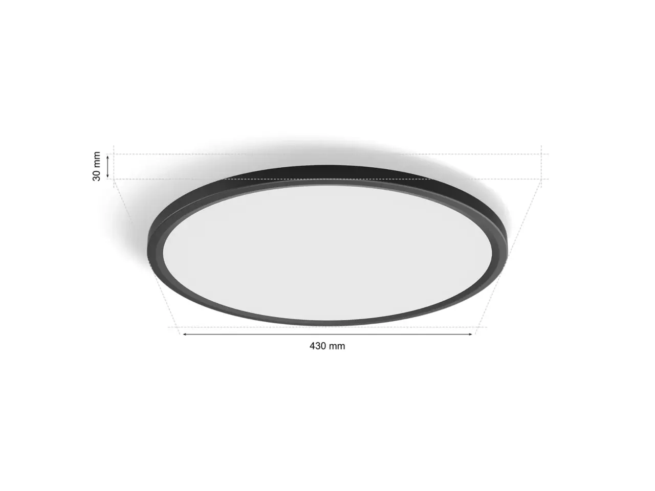 Philips Hue LED Deckenleuchte Tento + Bridge rund schwarz 43 x 3 cm RGB Philips Hue LED Deckenleuchte Tento + Bridge rund schwarz 43 x 3 cm RGB