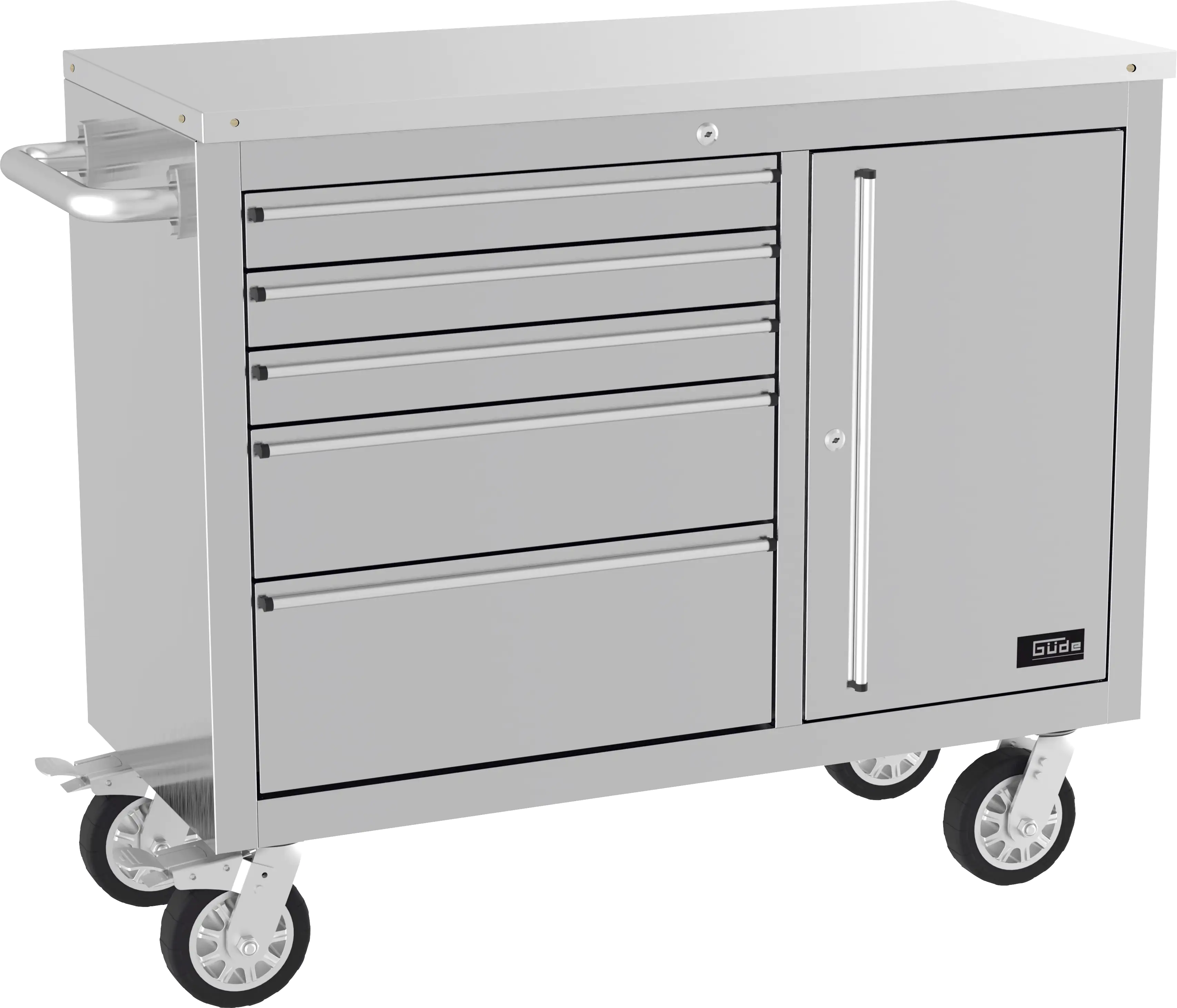 4015671135223 Güde Werkstattwagen 5/1 Inox Edelstahl