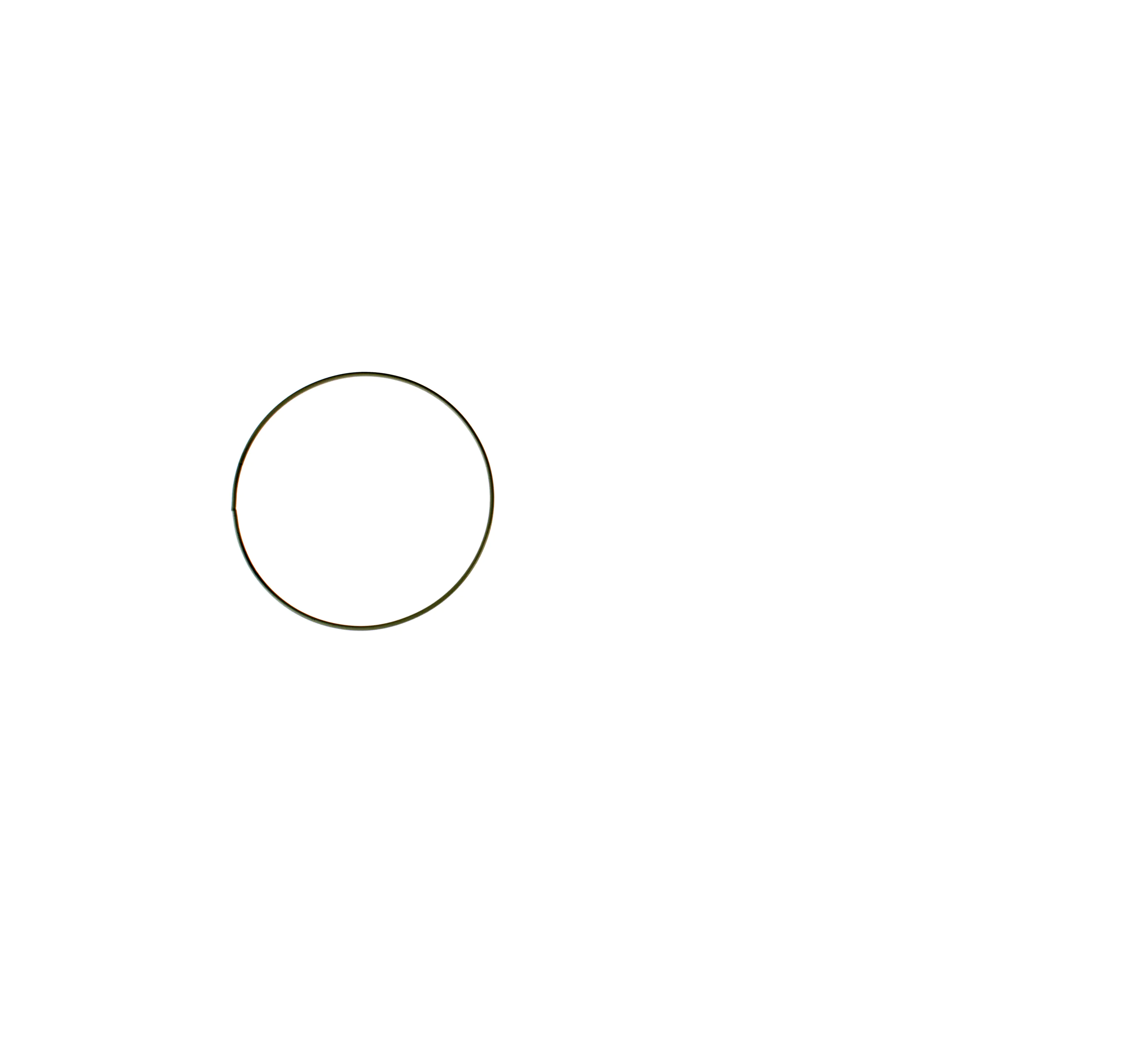 Glorex Metallring schwarz 15 cm Farbe: schwarz