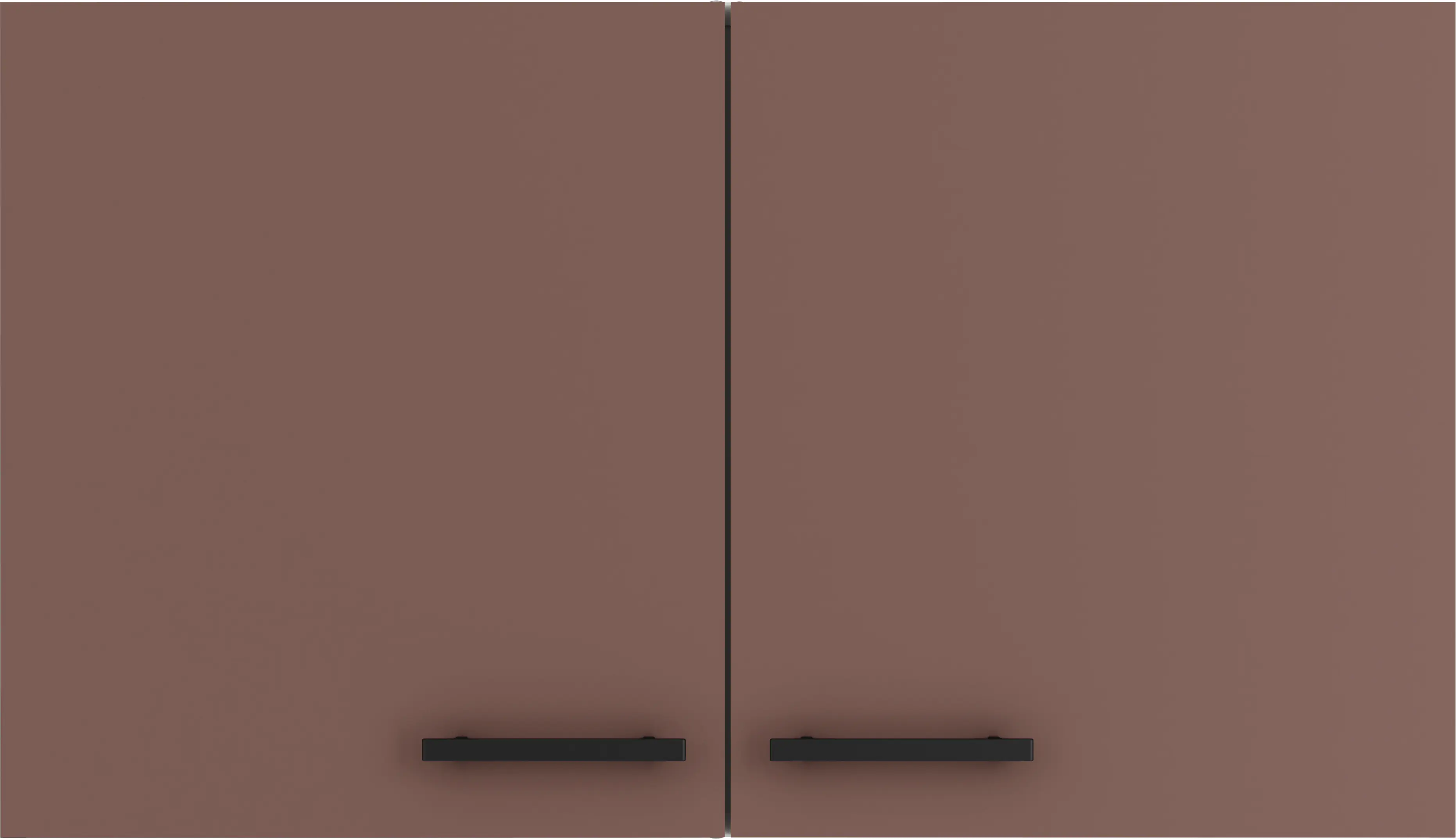 Optifit Oberschrank Nizza 407 rostrot/anthrazit matt 100 cm 