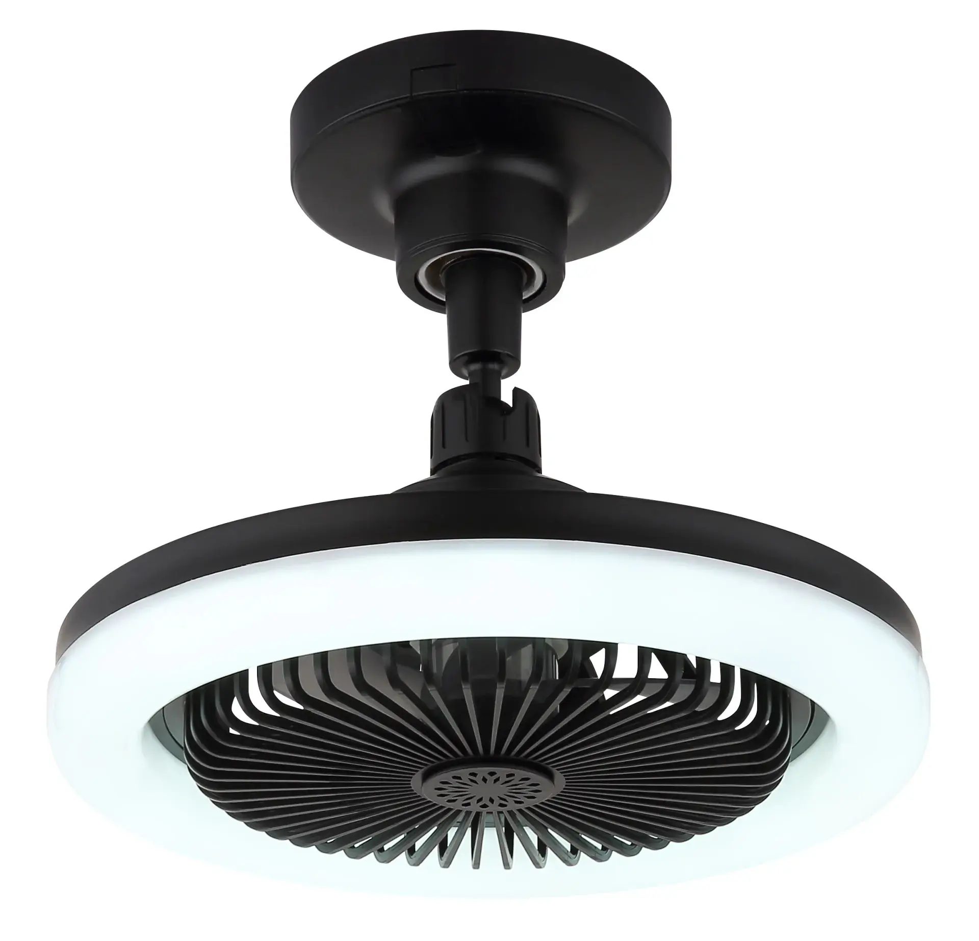 Globo Deckenventilator Lidea Ø 25,8 cm 20 W schwarz CCT