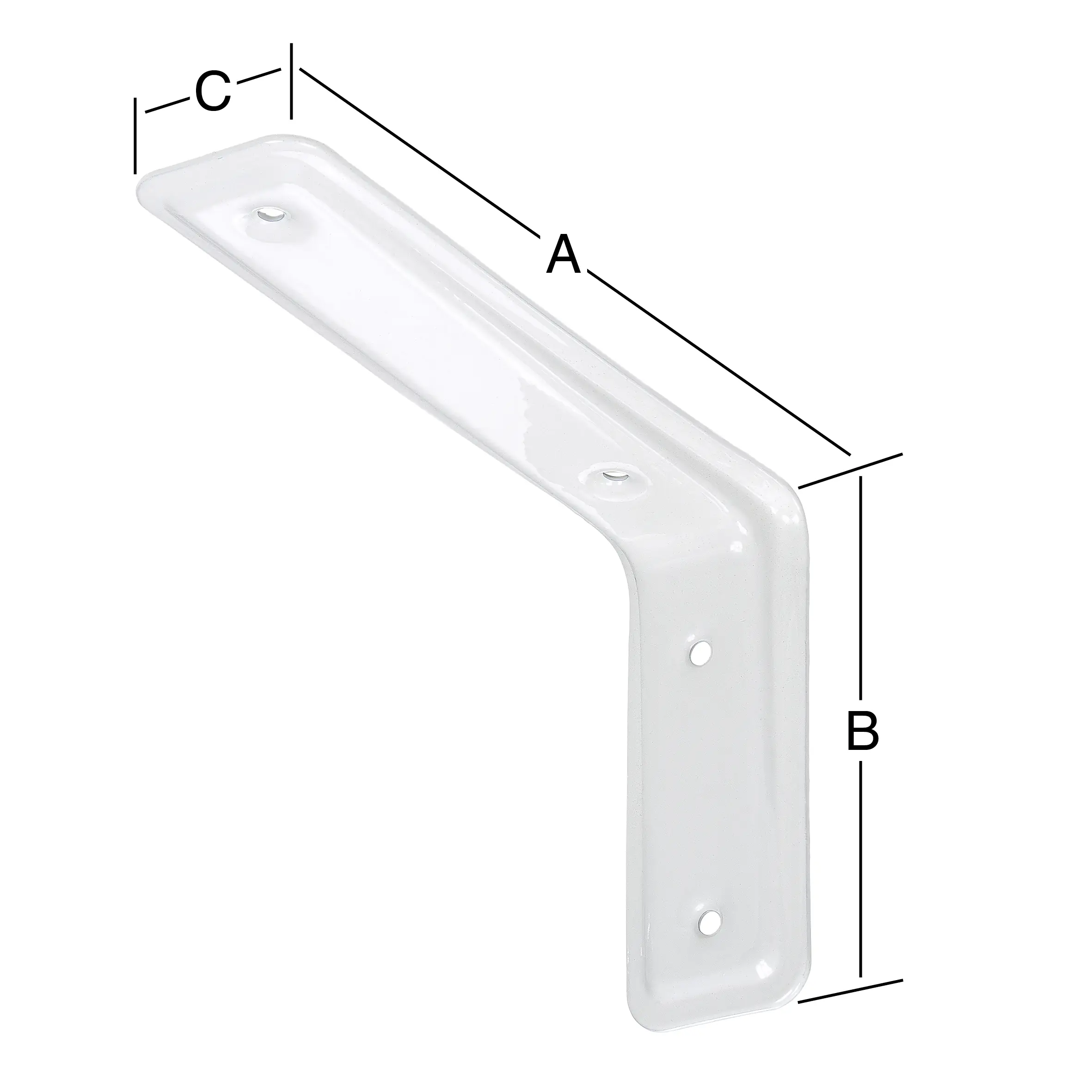 Vormann 3F-Konsolen weiß 23.5 x 16 cm