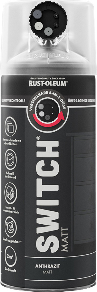 Rust-Oleum Sprühlack Switch 400 ml anthrazit matt