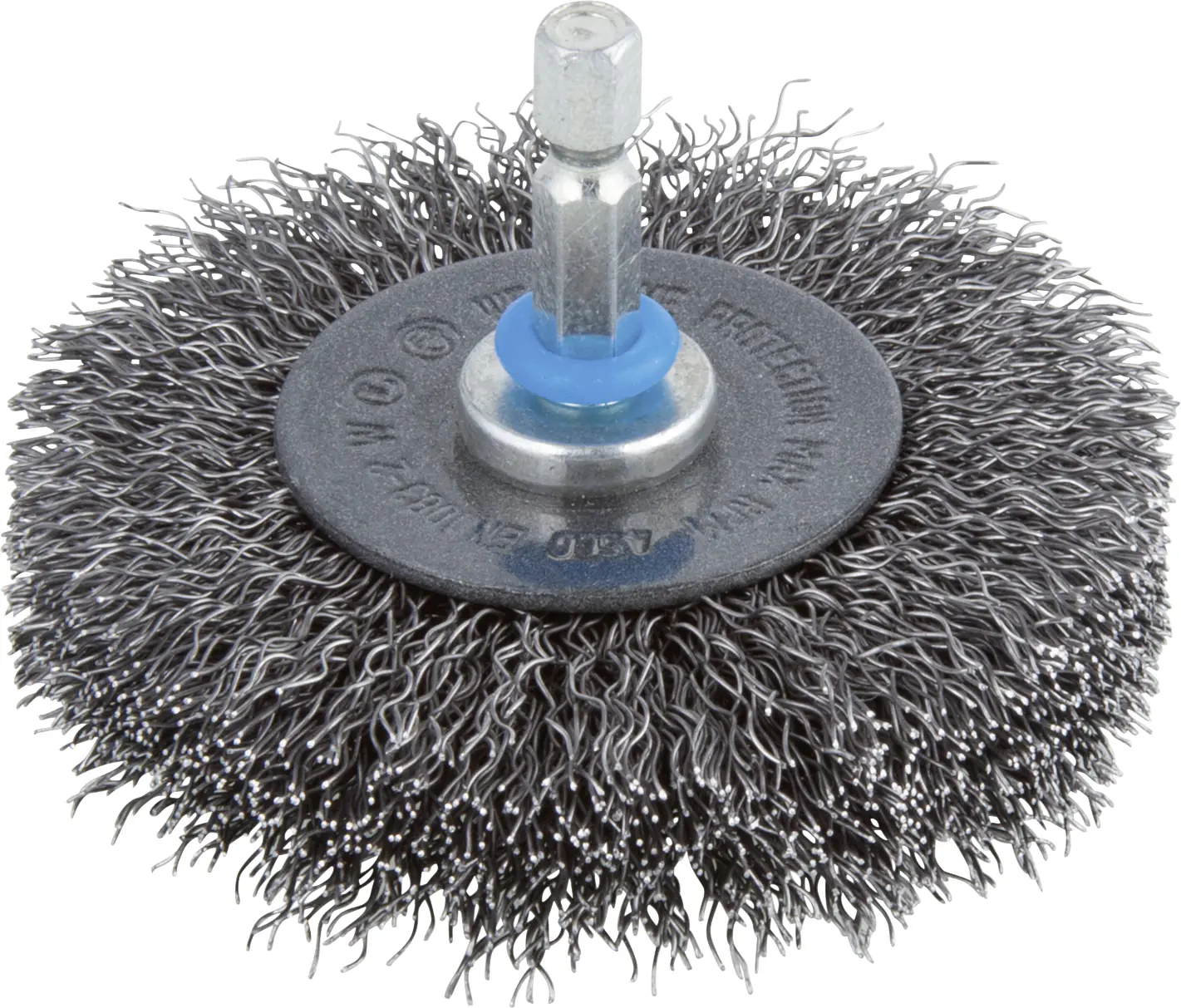 Wolfcraft Scheibendrahtbürste Ø 75 x 20 mm Schaft 6 mm