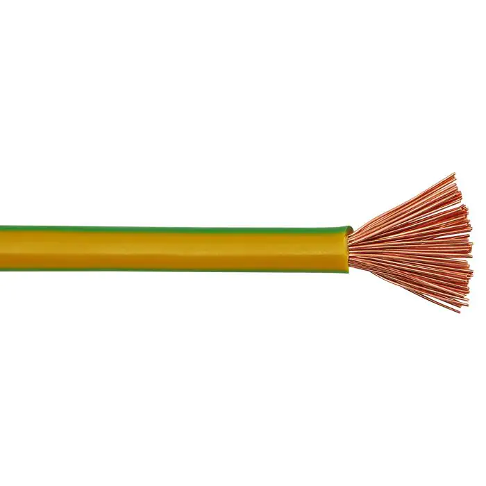 PVC-Aderleitung H07V-K 16 - 10 Meter, grün/gelb