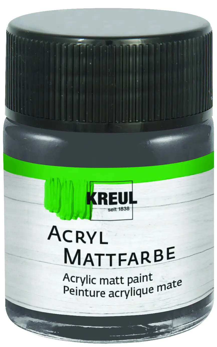 Kreul Acryl Mattfarbe graphitgrau 50 ml Kreul Acryl Mattfarbe graphitgrau 50 ml