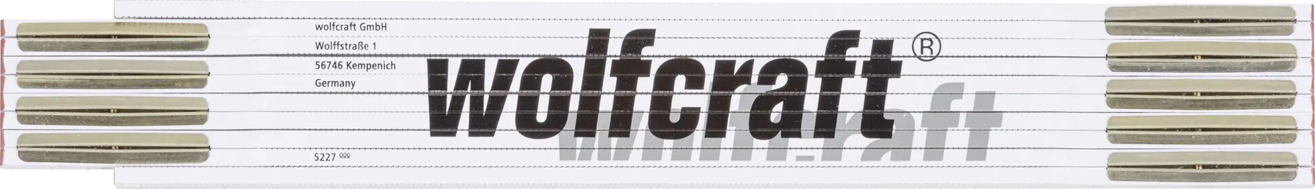 Wolfcraft Zollstock 2 m weiß Wolfcraft Zollstock 2 m weiß