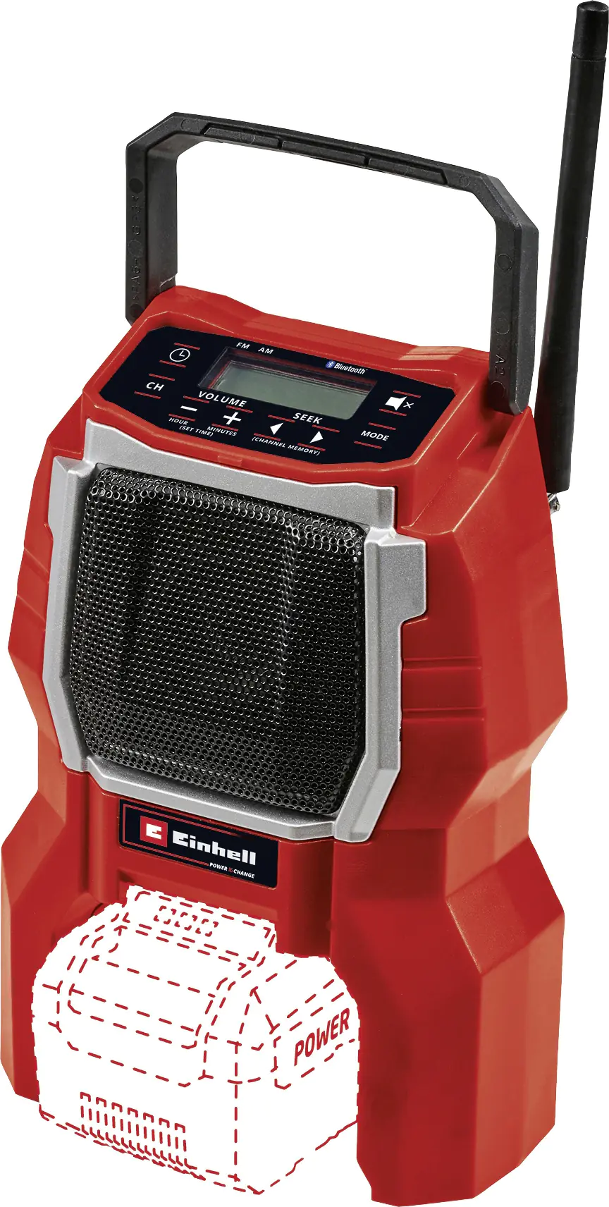 Einhell Classic Akku-Radio TC-RA 18 Li BT Solo 18 V Einhell Classic Akku-Radio TC-RA 18 Li BT Solo 18 V
