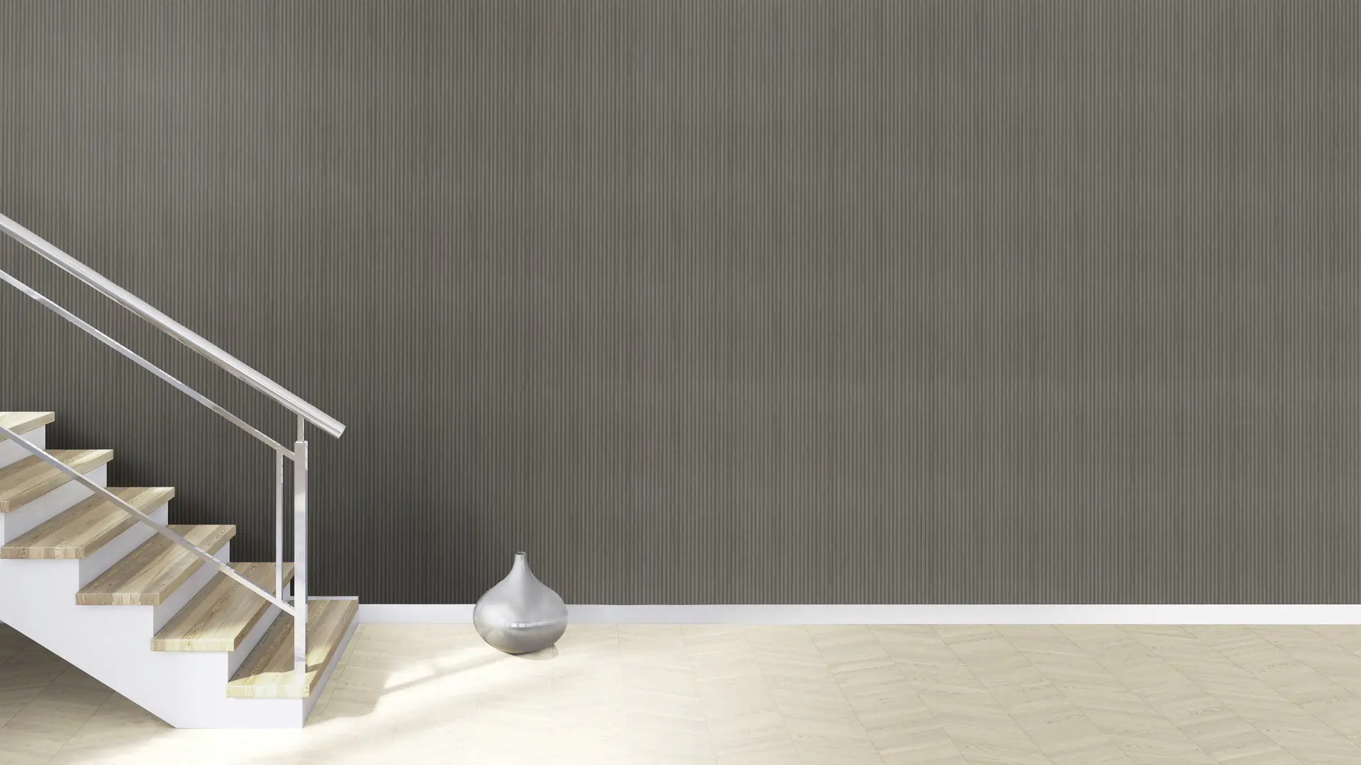 Schöner Wohnen Vliestapete Akustikpaneele schwarz anthrazit 10,05 x 0,53 m