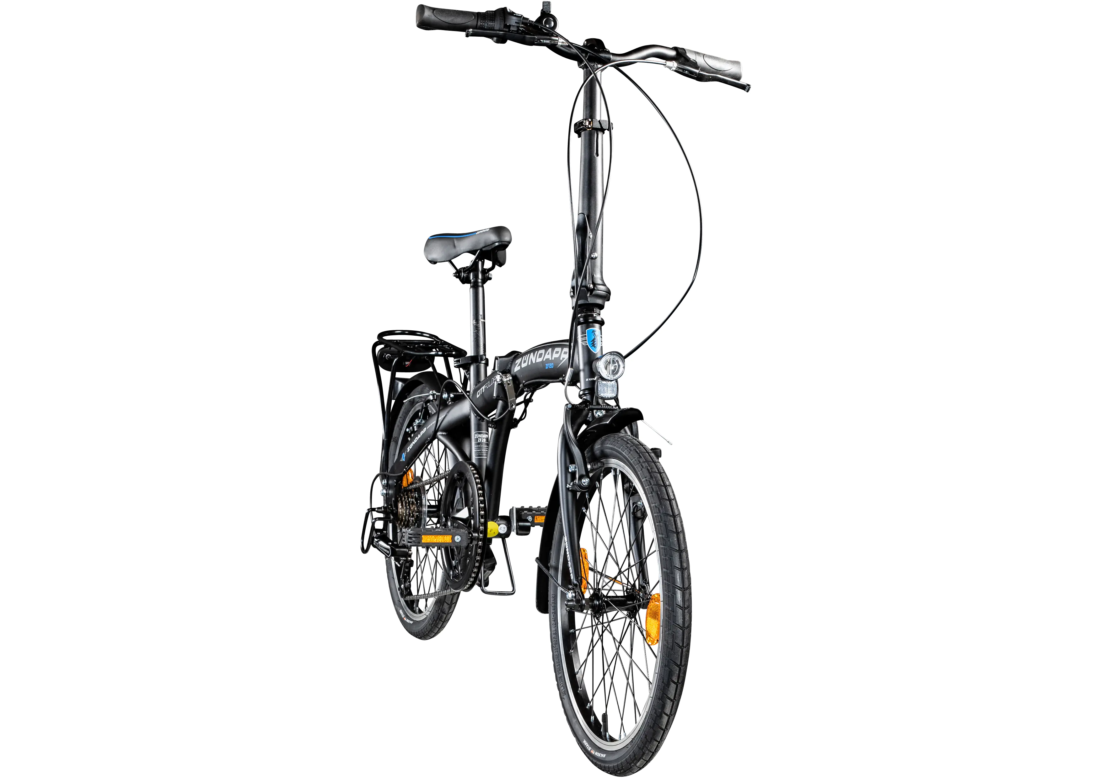 Zündapp Faltrad ZF20 Speed Folder 20 Zoll 6-Gang RH 28,5cm grau