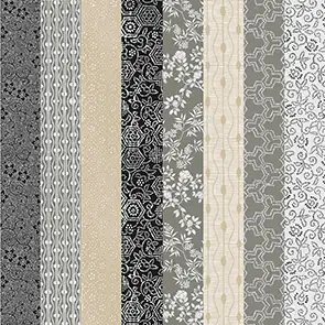 Servietten Muster grau 33 x 33 cm 20 Stück