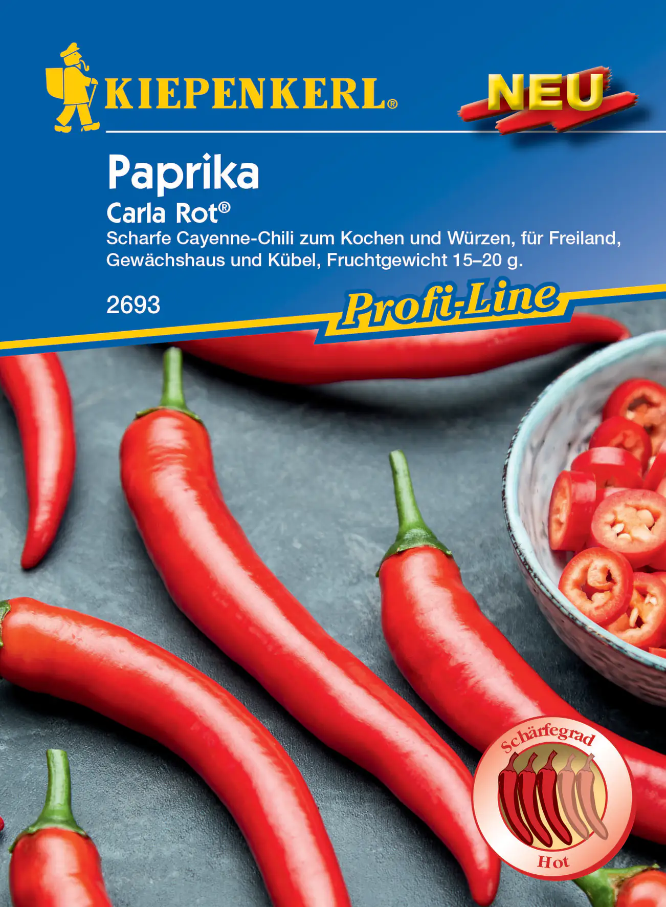 Kiepenkerl Chili-Paprika Carla Rot Koh Samui F1