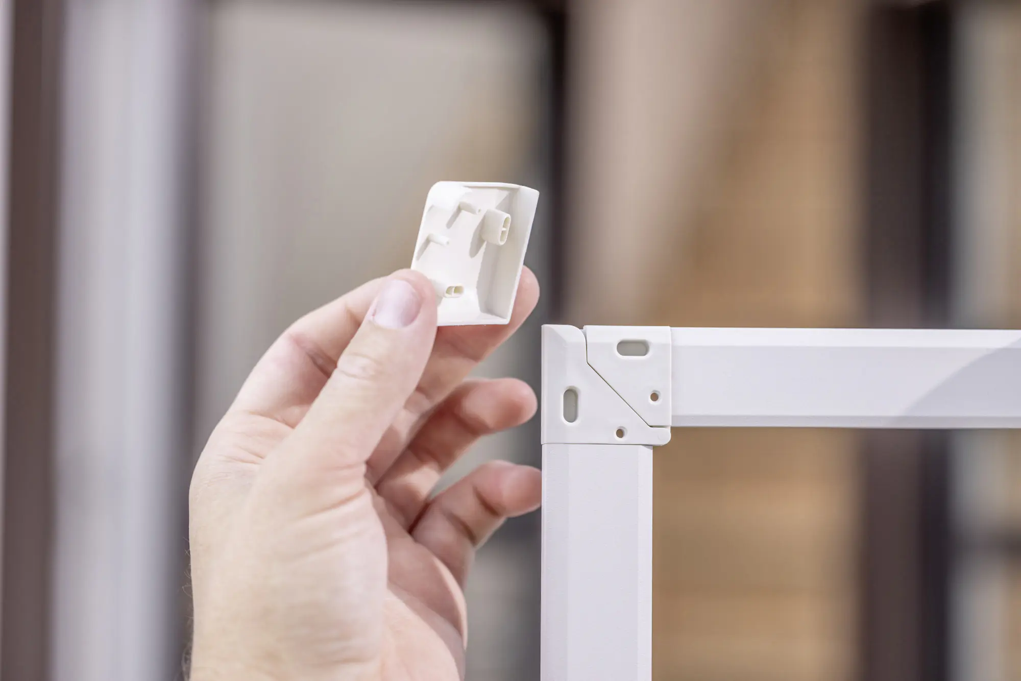 Windhager IS Fliegenschutz-Fenster Click & Protect 130 x 140 cm schwarz/weiß