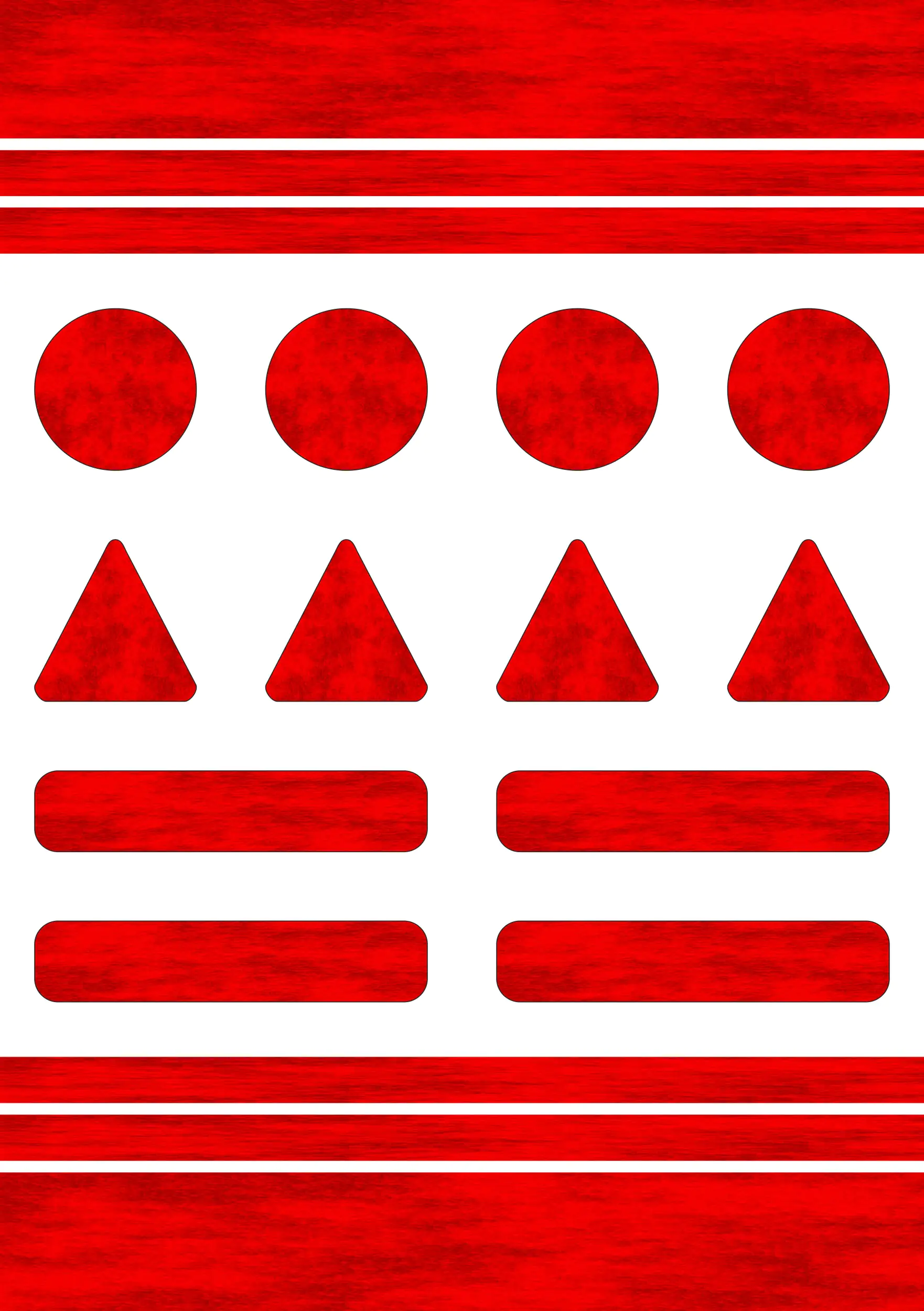 Hermann Schütz Aufkleber Holografie-Leucht-Reflektoren rot 18 Motive