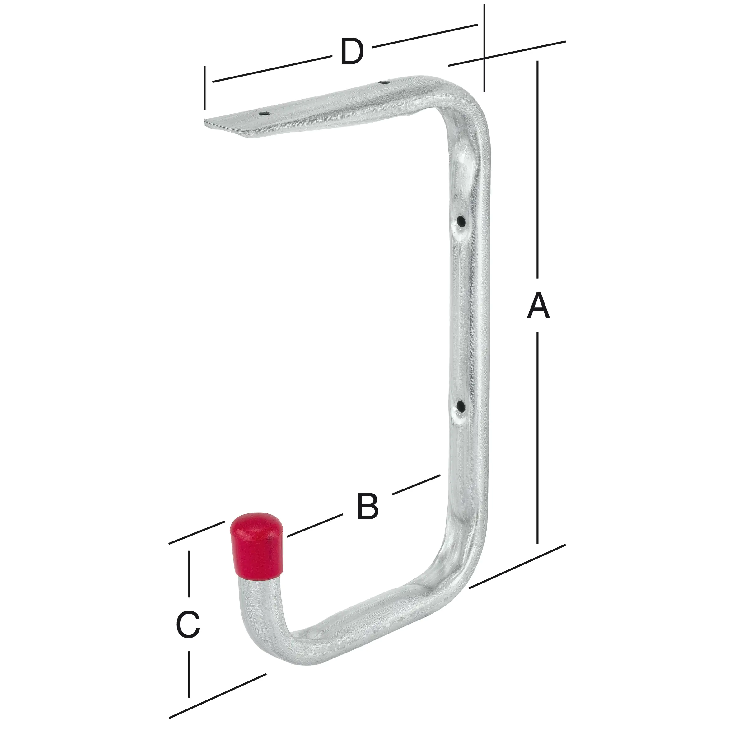 Vormann Wand/Deckenhaken 245 x 110 x 72 x 160 mm Stahl verzinkt