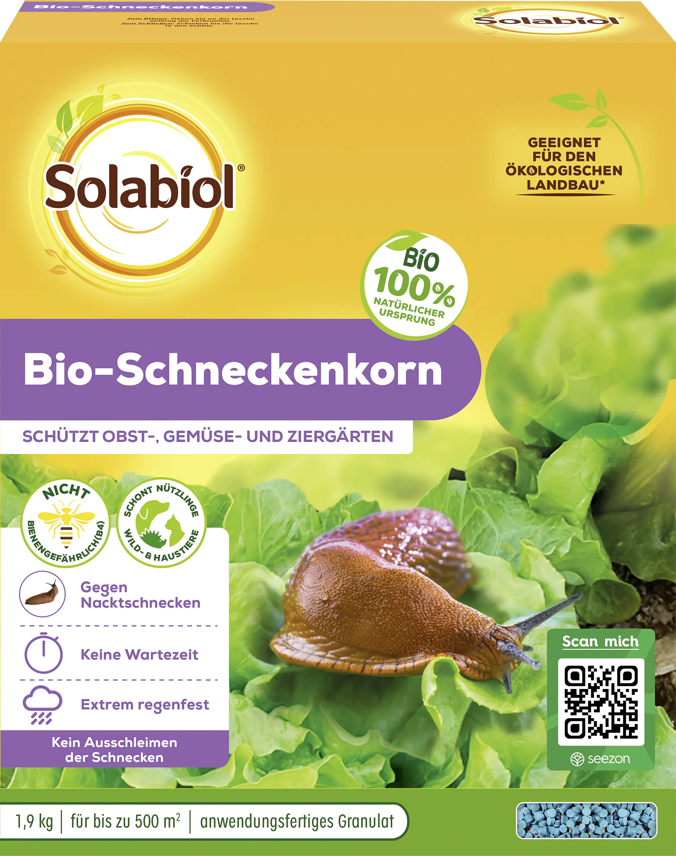 Solabiol Bio-Schneckenkorn 1,9 kg