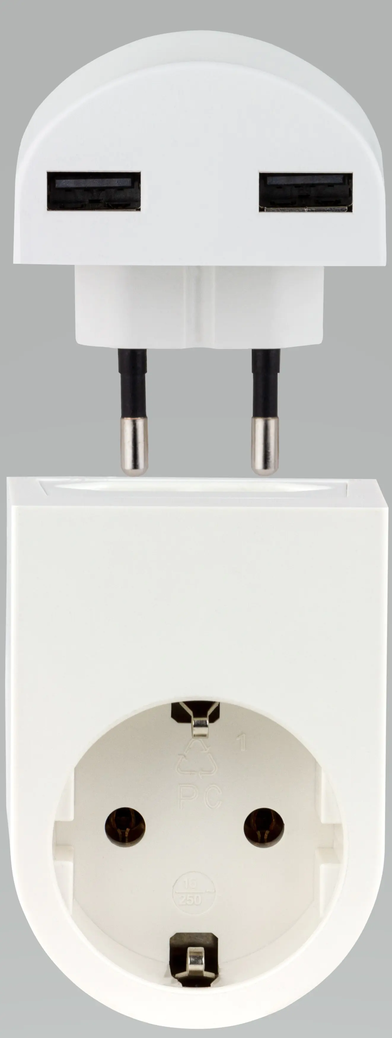 REV Reisestecker Traveler Plus Australien / China weiß