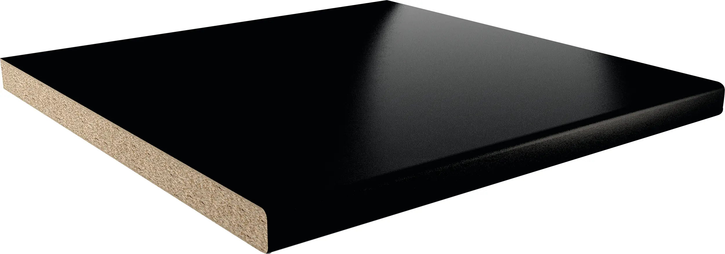 GetaElements Arbeitsplatte A1C schwarz 410x60x3,9 cm AF40/133