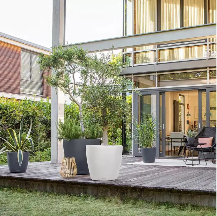 Lechuza Pflanzgefäß Classico Color 60 weiß