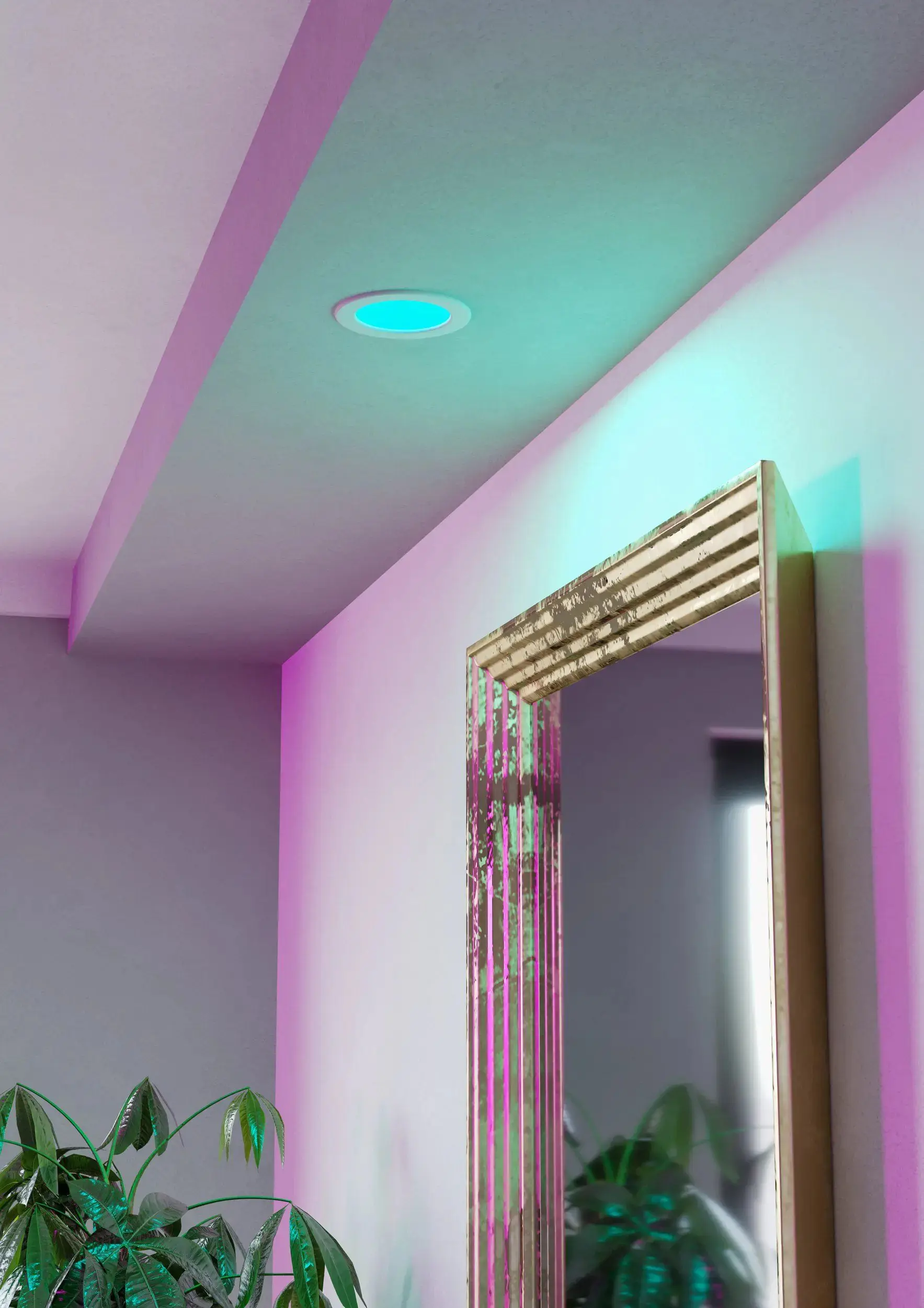 Eglo LED Einbauleuchte Fueva 6-Z weiß Ø 12 cm RGB dimmbar Eglo LED Einbauleuchte Fueva 6-Z weiß Ø 12 cm RGB dimmbar
