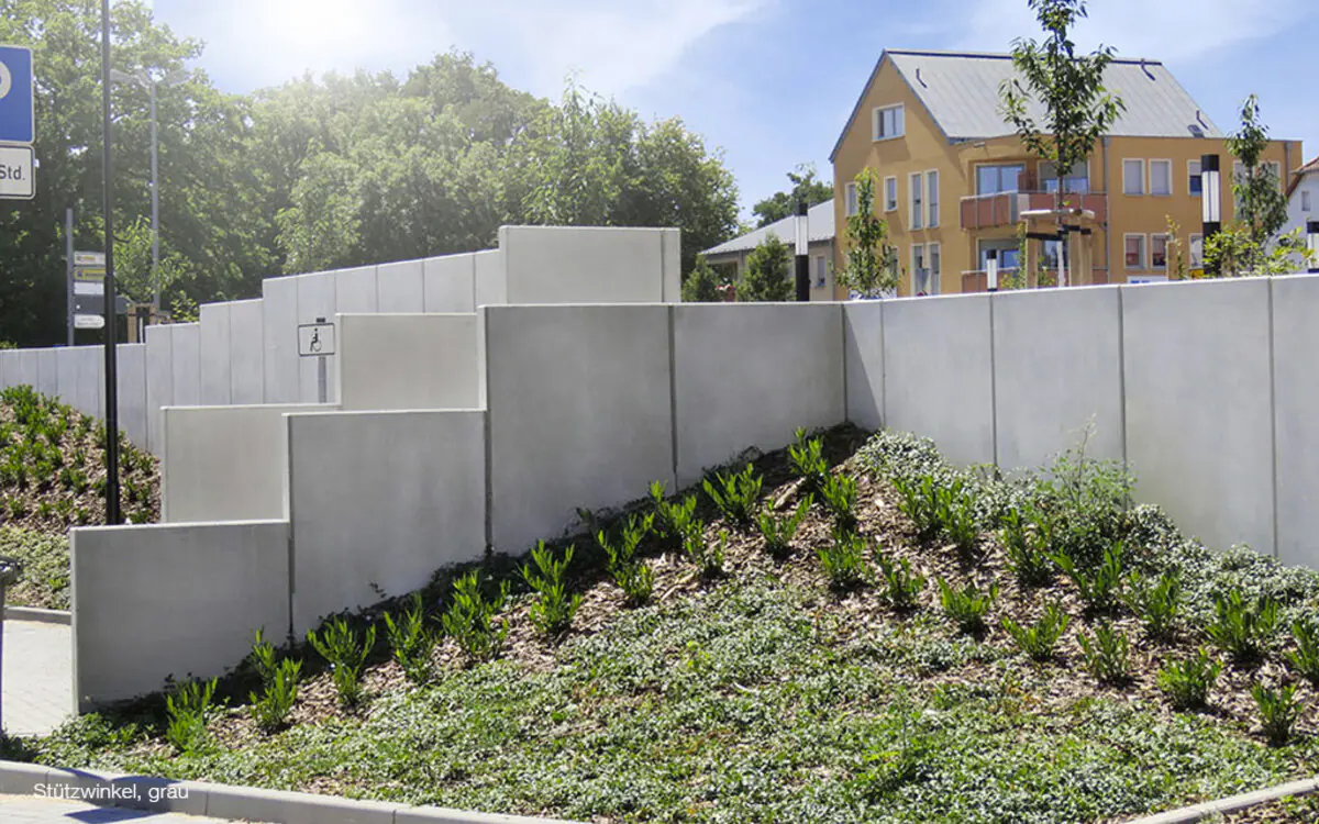 EHL Stützwinkel L-Stein 100 x 100 x 205 cm grau