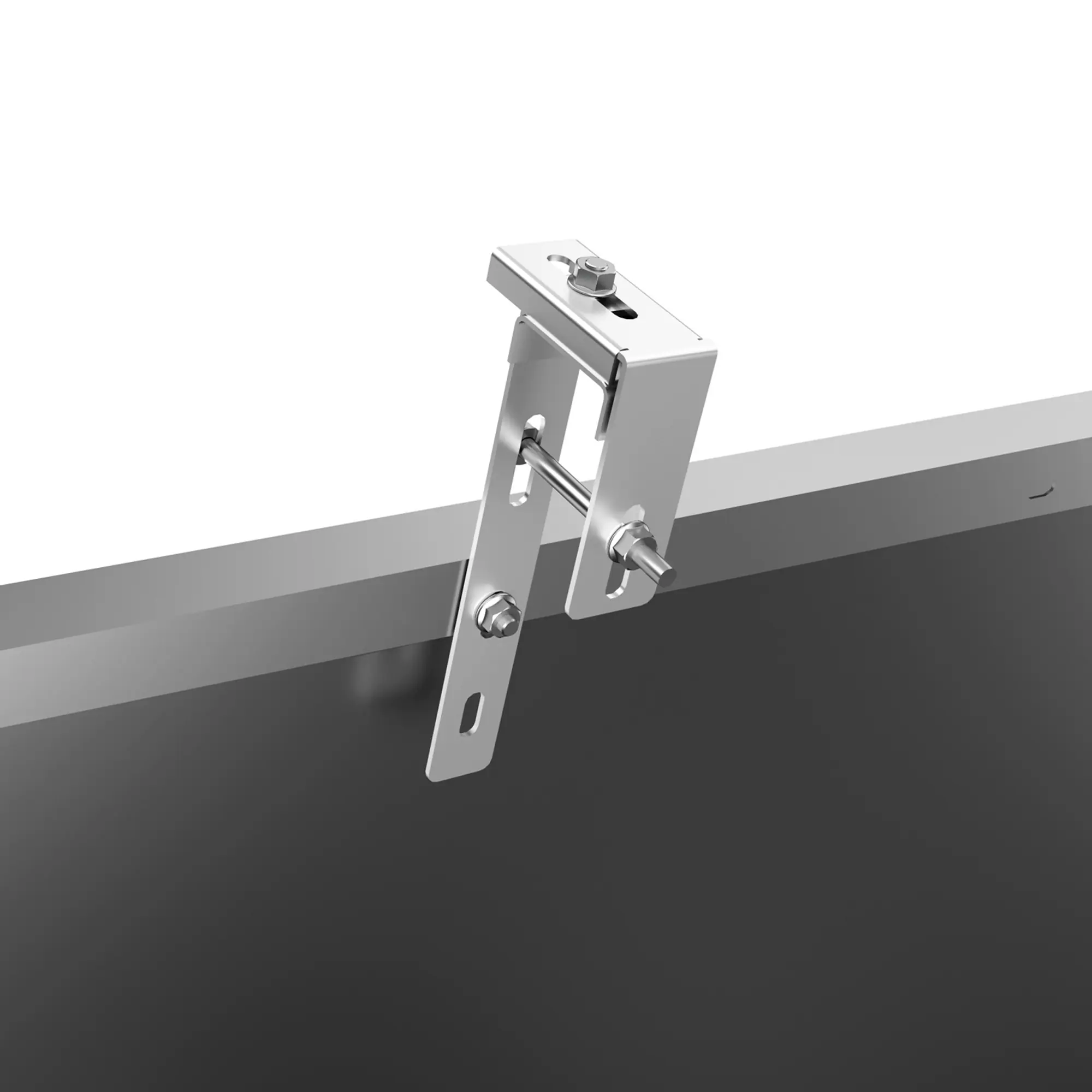 Vale Solarmodul-Halterung für eckige Geländer (2 Panele) Vale Solarmodul-Halterung für eckige Geländer (2 Panele)