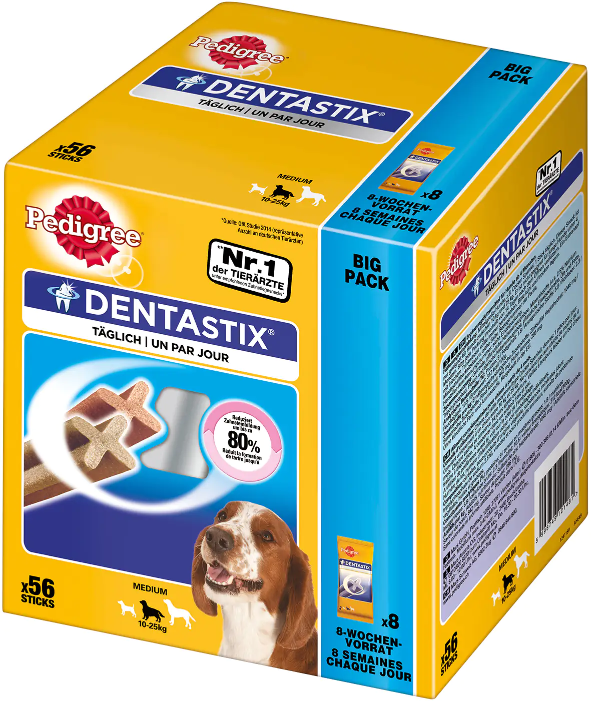 5998749108093 Pedigree Denta Stix Daily Oral Care MP für kleine Hunde 440 g