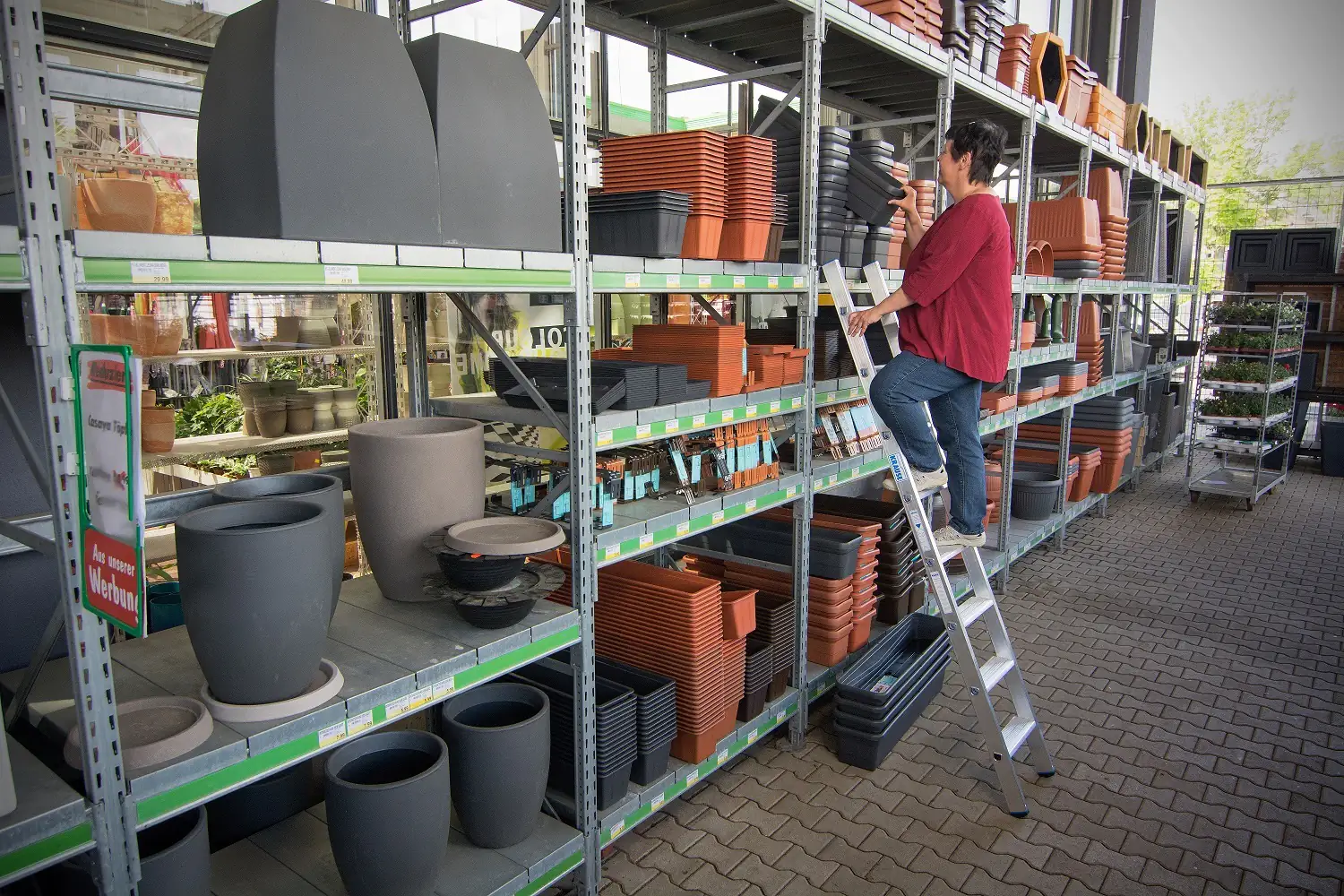 Krause Aluminium Anlegeleiter STABILO +S 3,15 m