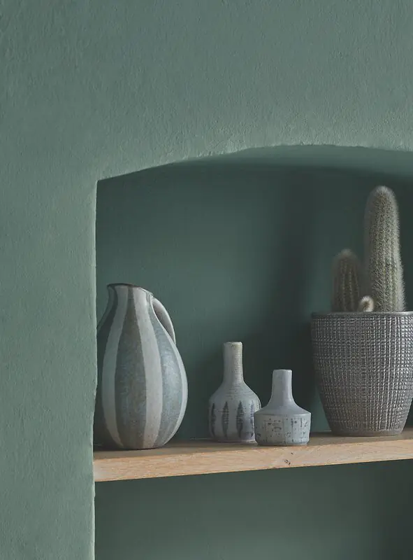 Alpina Feine Farben Wandfarbe No. 37 Held des Waldes - dunkles moosgrün 2,5 L