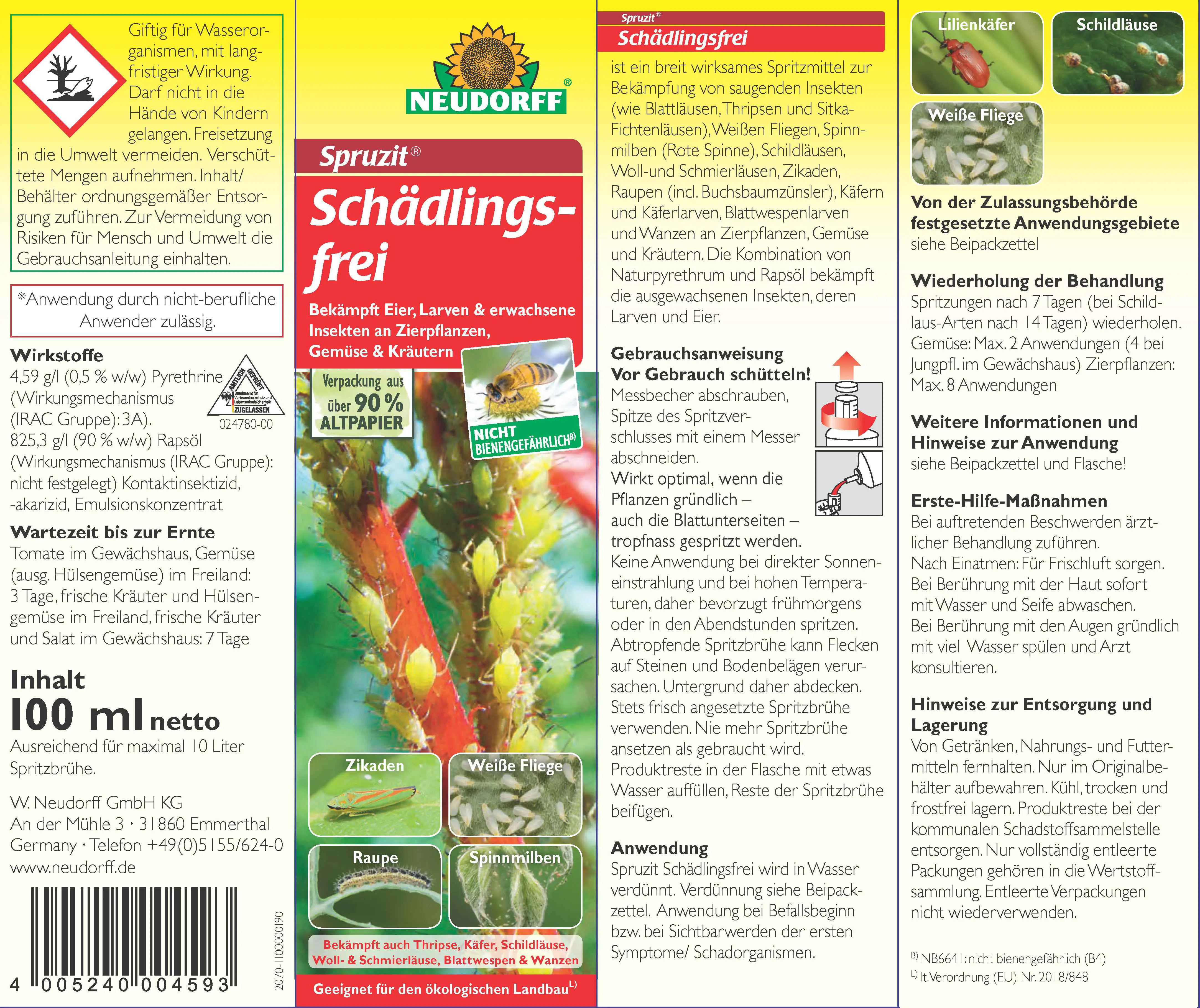 4005240004593_1 Spruzit Schädlingsfrei 100 ml