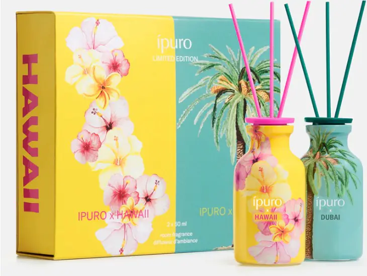 ipuro Raumduft Hawaii & Dubai 2x 50 ml