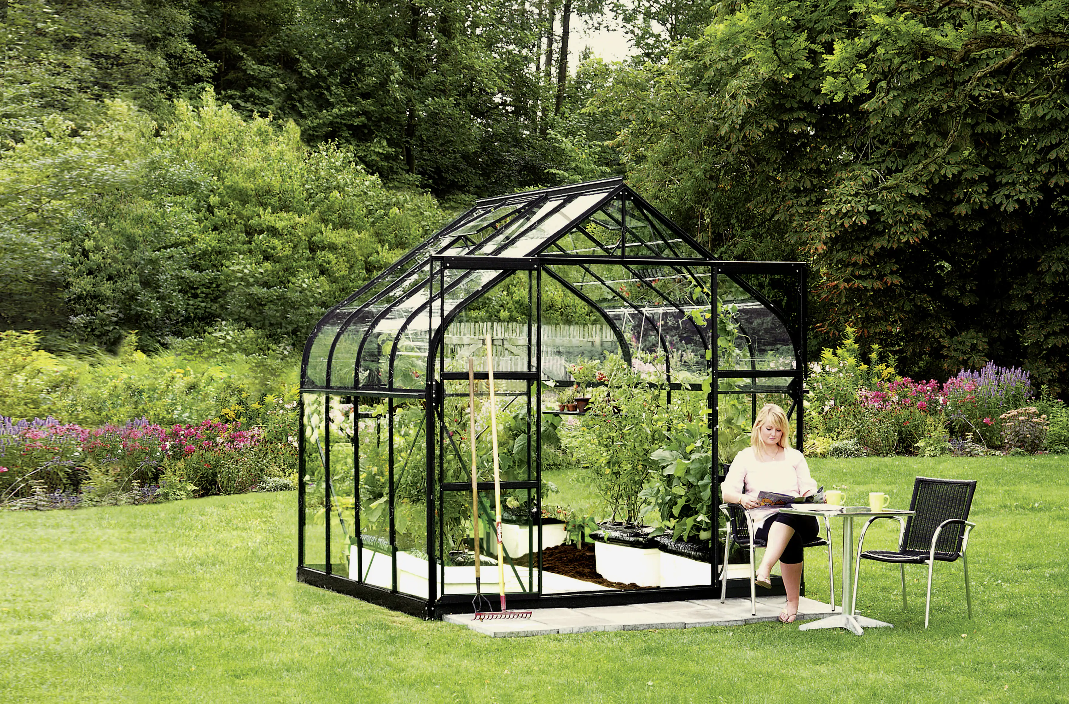 Vitavia Gewächshaus Dione 6700 264 x 258 cm 3 mm Sicherheitsglas