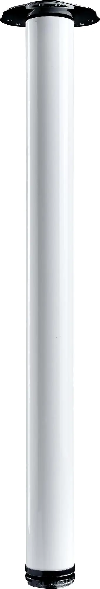 Hettich Tischbein-Set 6,0 x 70 -73 cm Stahl weiß - 4 Stück