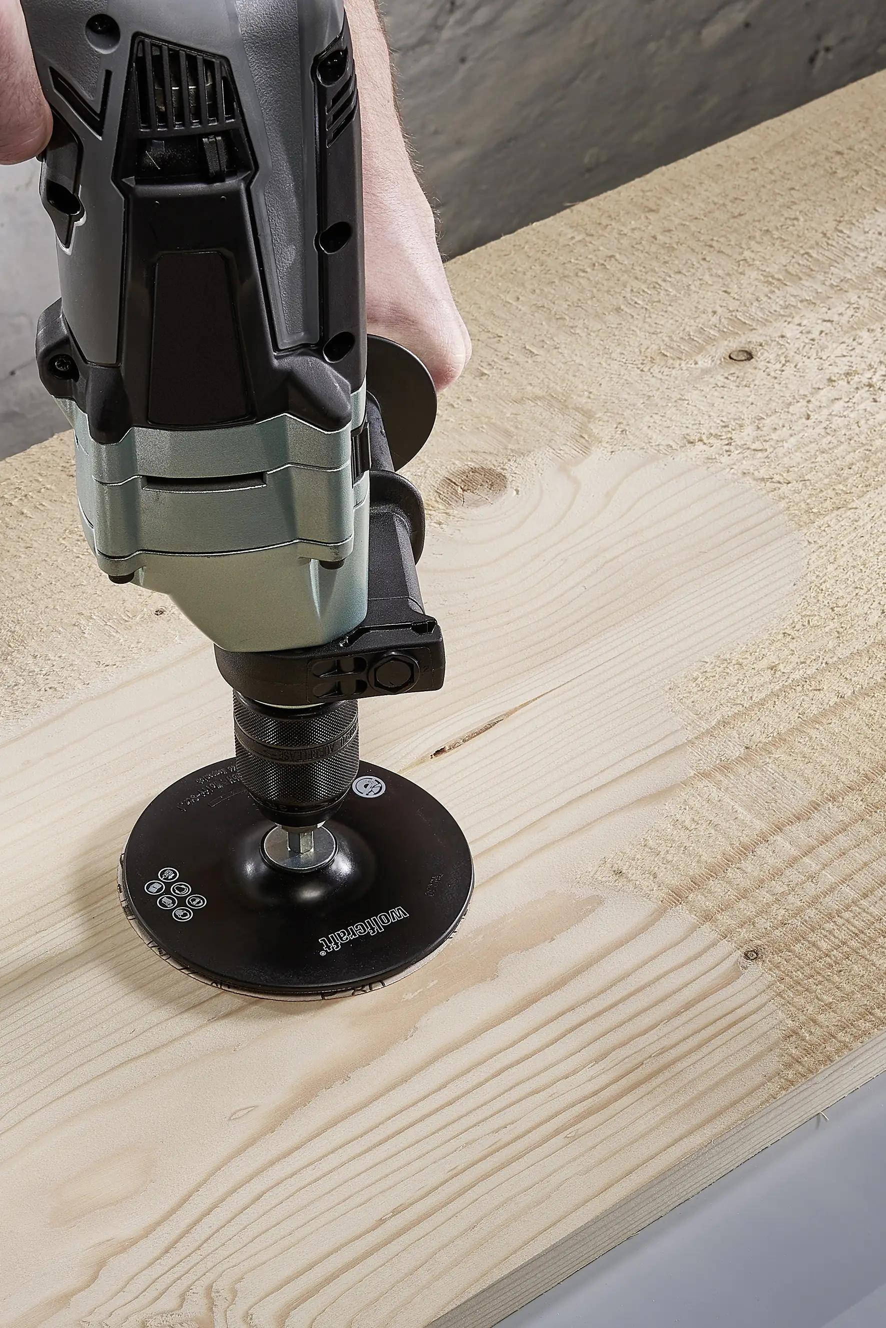 Wolfcraft Schleifblätter Korund K80 Ø 125 mm 10 Stück