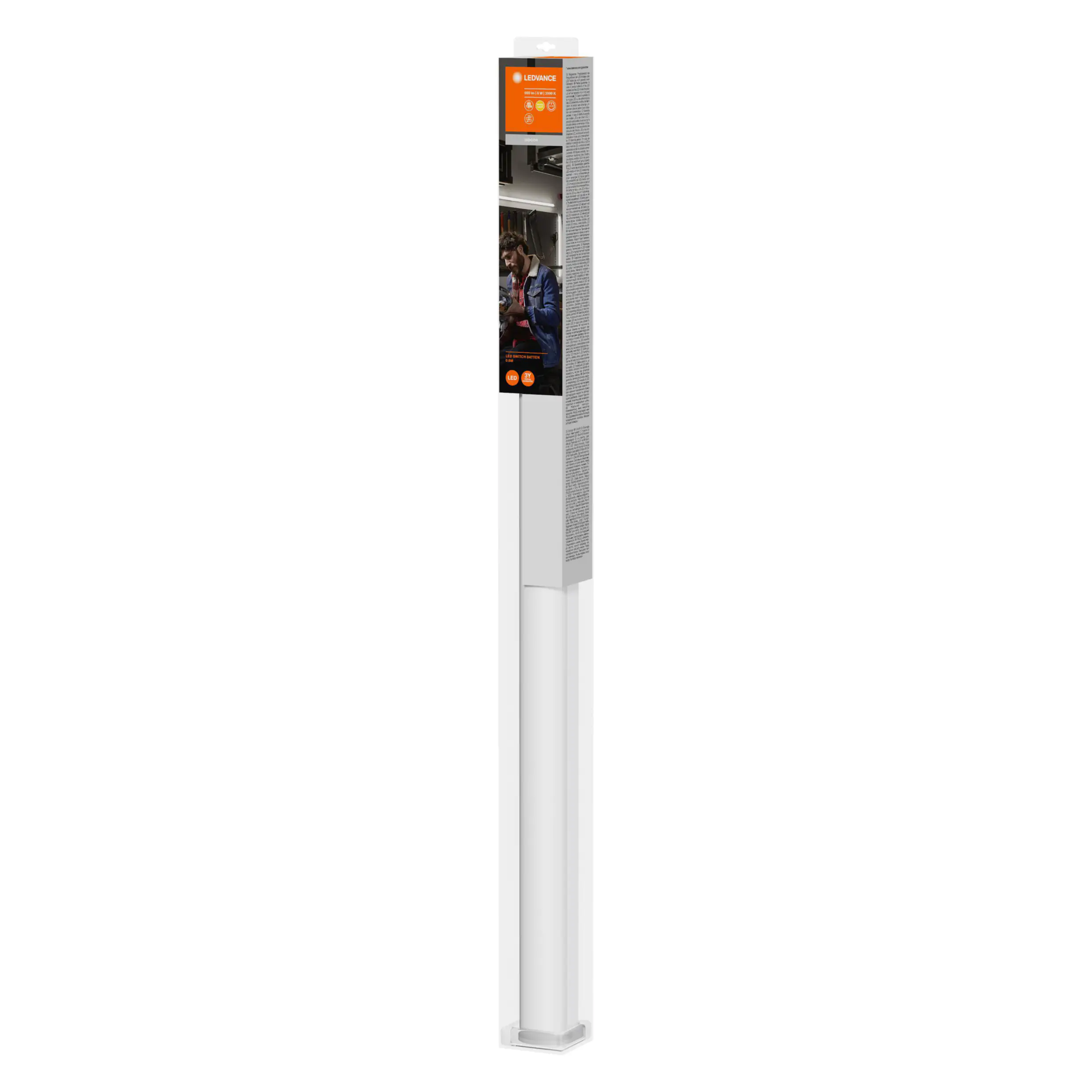 Ledvance LED-Unterbauleuchte Power Batten 8W 57,3cm, weiß