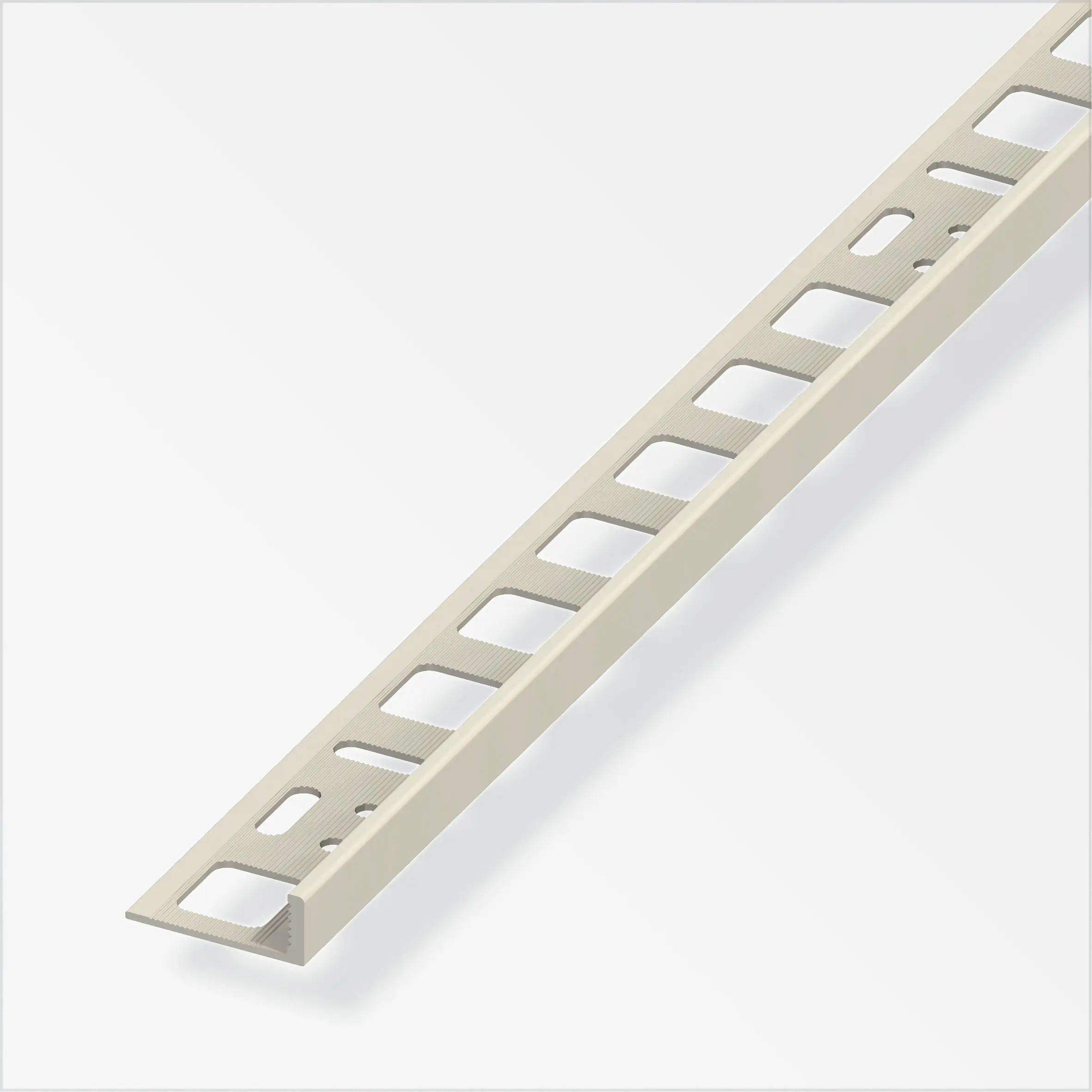 alfer Winkelprofil PVC glatt beige alfer Winkelprofil PVC glatt beige