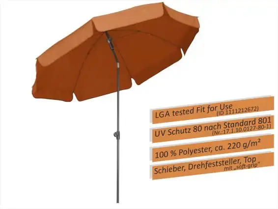 Schneider Sonnenschirm Aquila terrakotta Ø 250 cm